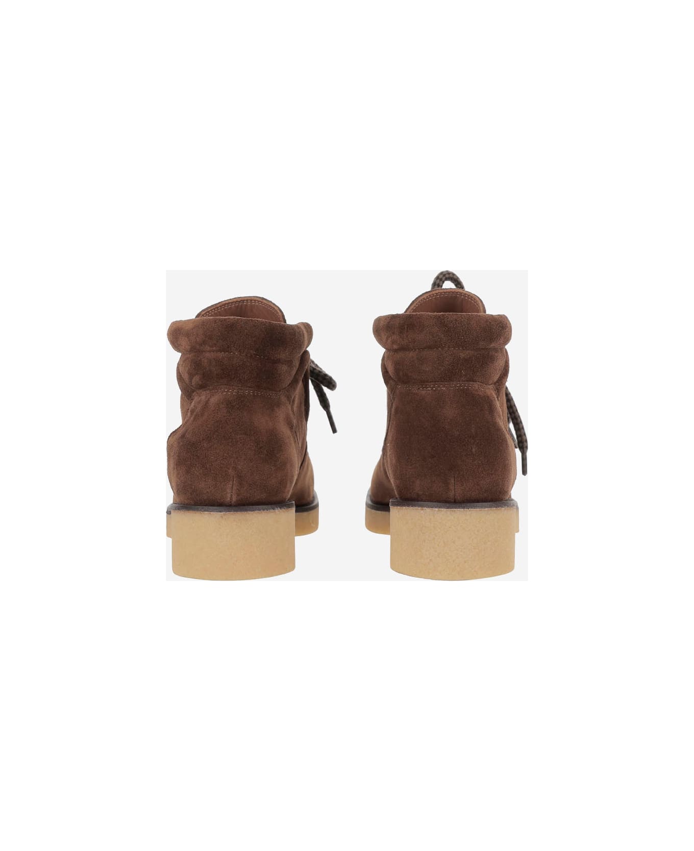 Sartore Lauren Suede Shoe - Brown