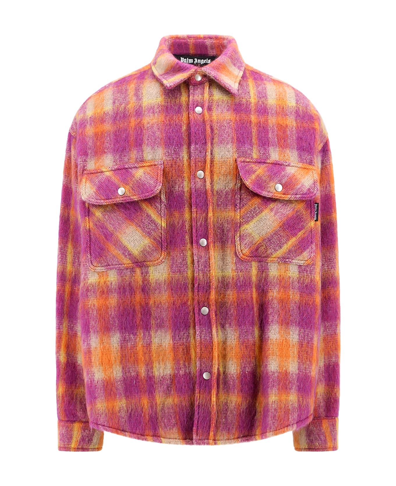 Palm Angels Brushed Wool Check Overshirt - Multicolor ジャケット
