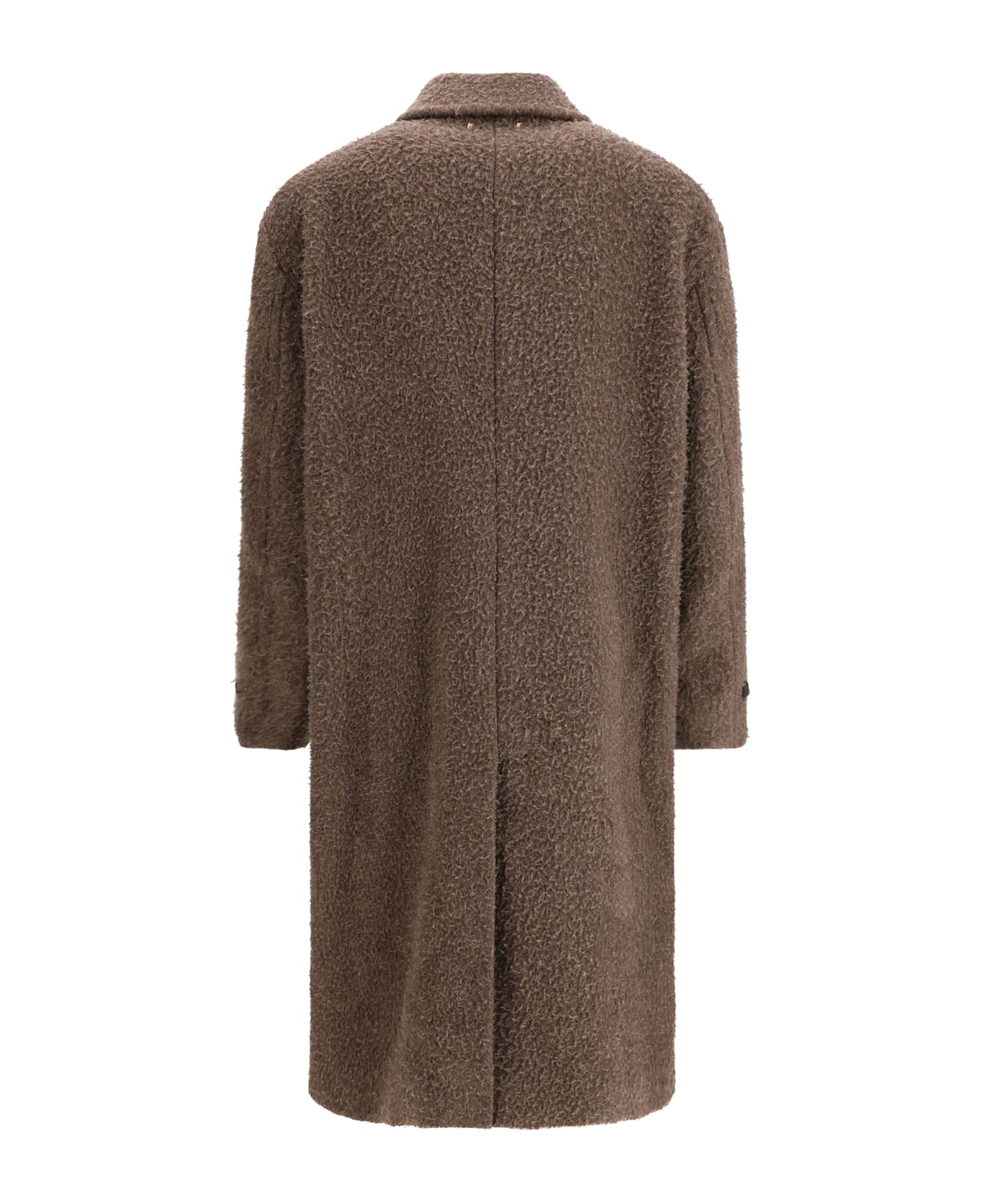 Golden Goose Journey M
s Sb Car Coat Wrinkled Wv - Brown