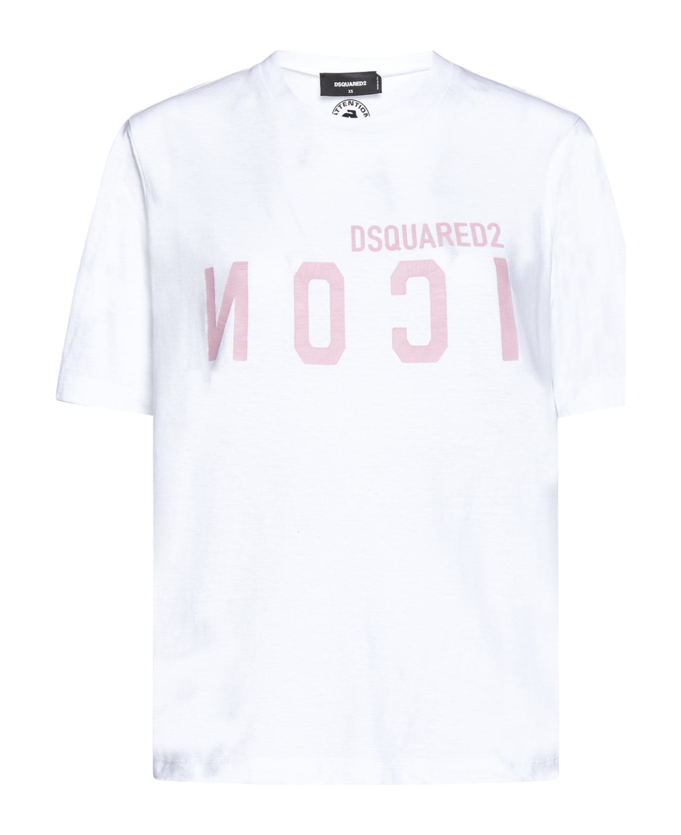 Dsquared2 Icon Cracked Easy T-shirt - White