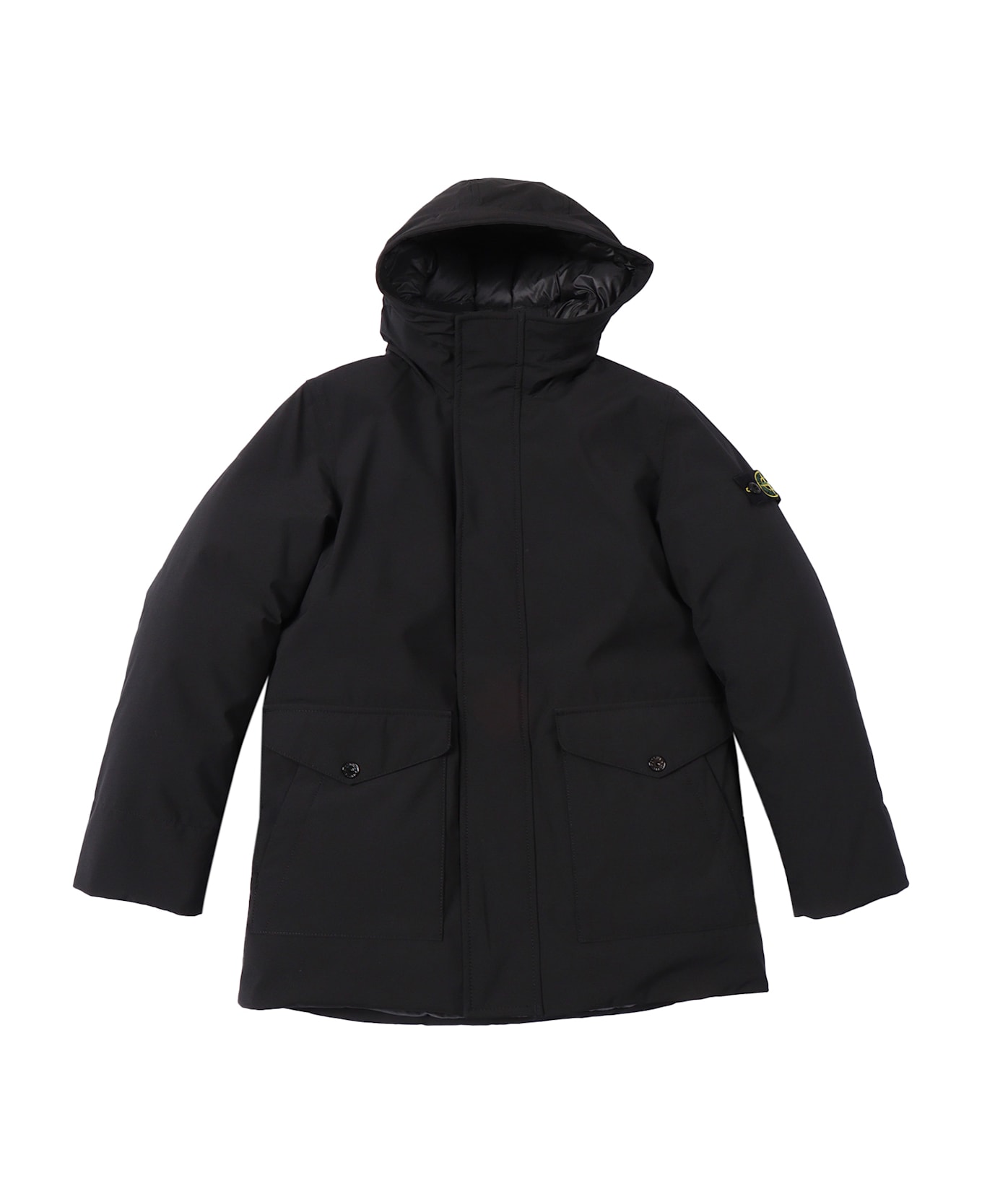 Stone Island Down Jacket - BLACK
