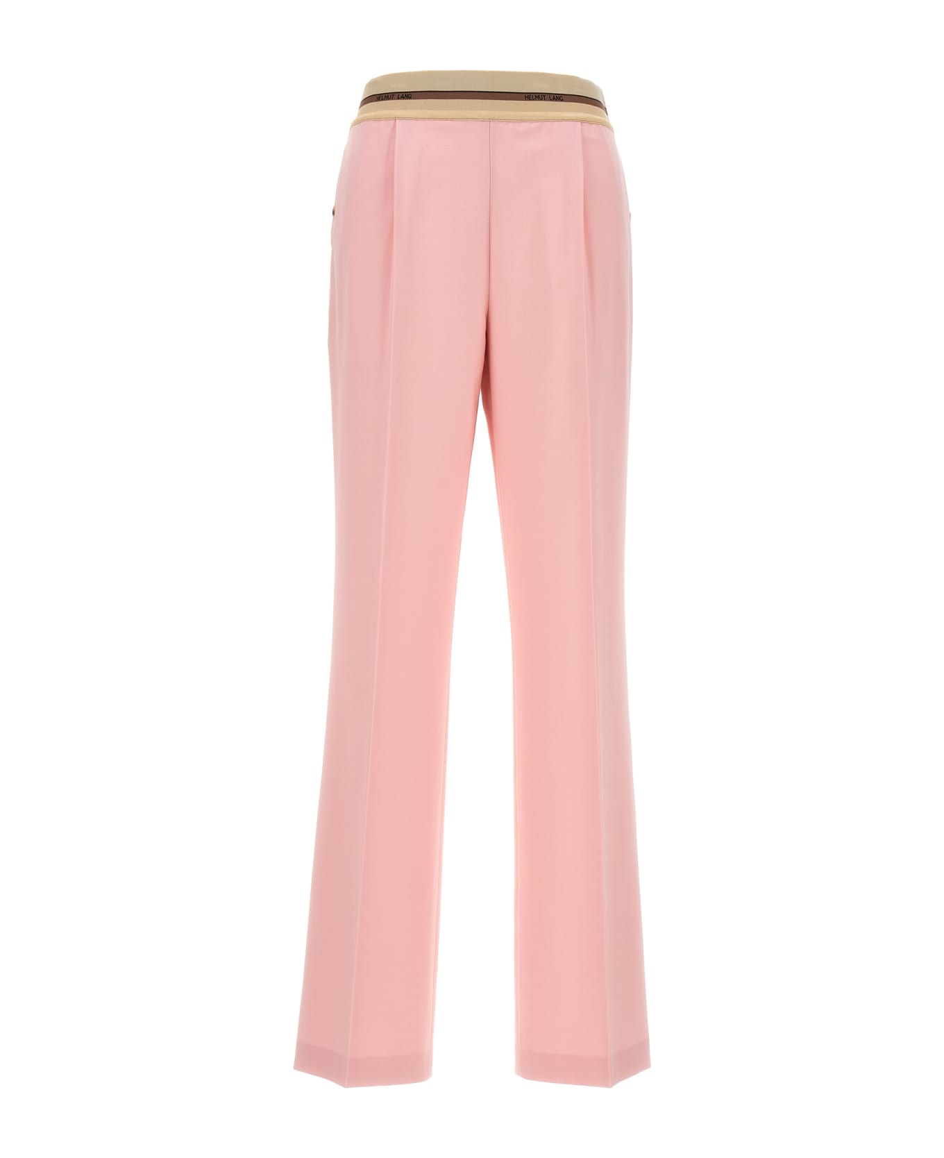 Helmut Lang Logo Elastic Pants - Pink