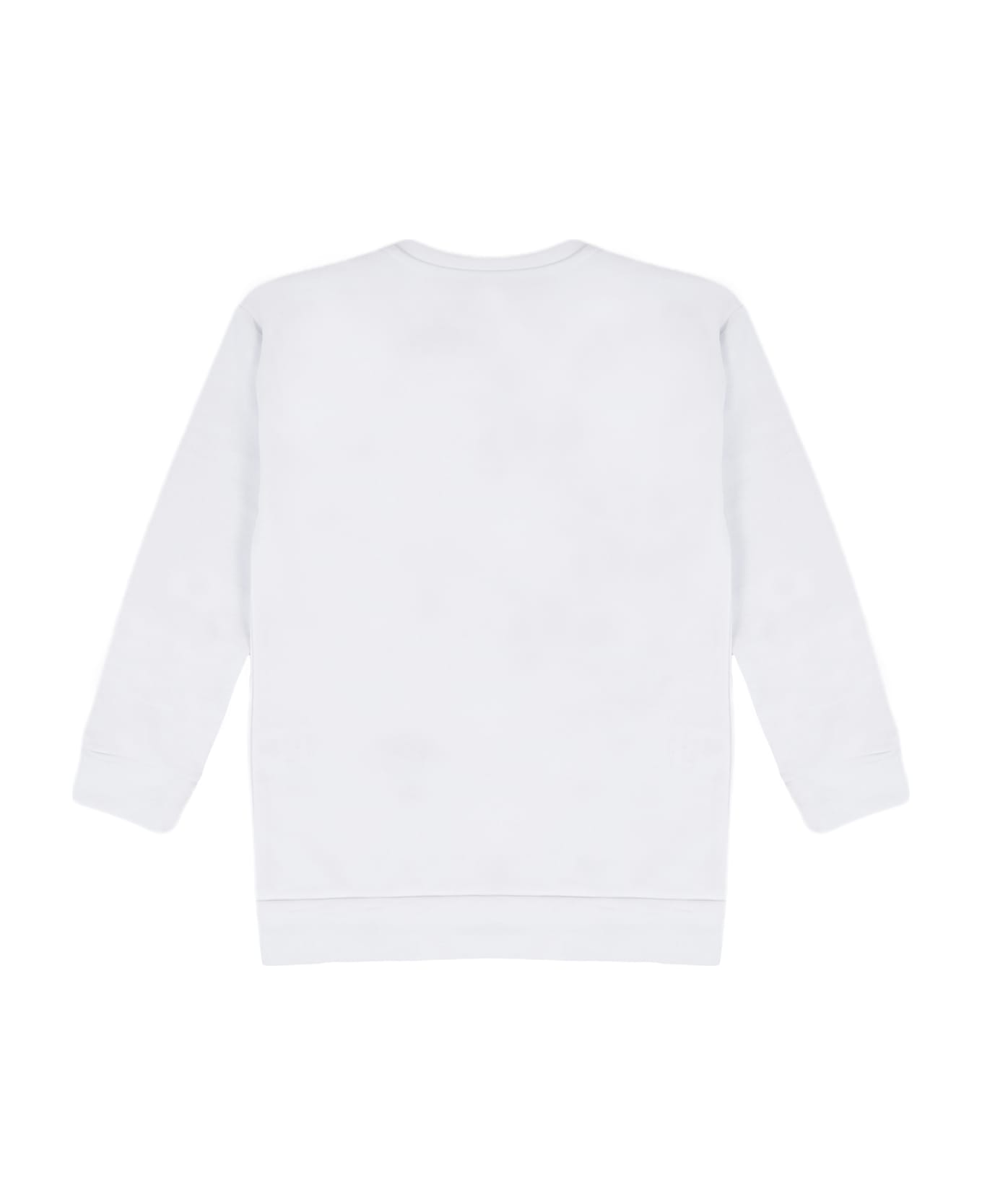 Balmain Cotton Sweatshirt - White