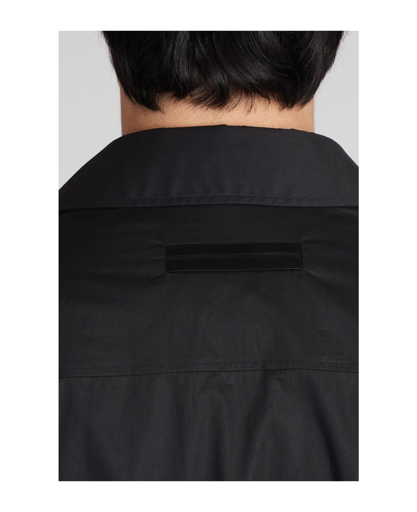 Zegna Casual Jacket In Black Cotton - black ジャケット