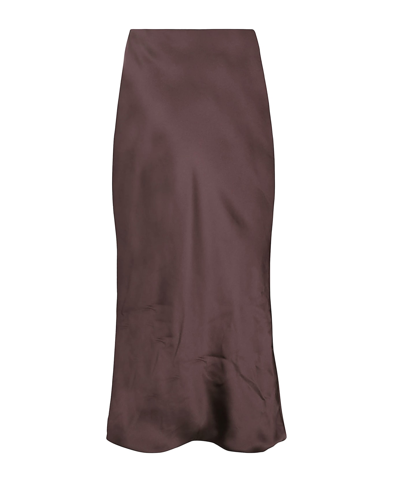 Norma Kamali Bias Obie Skirt - Chocolate スカート