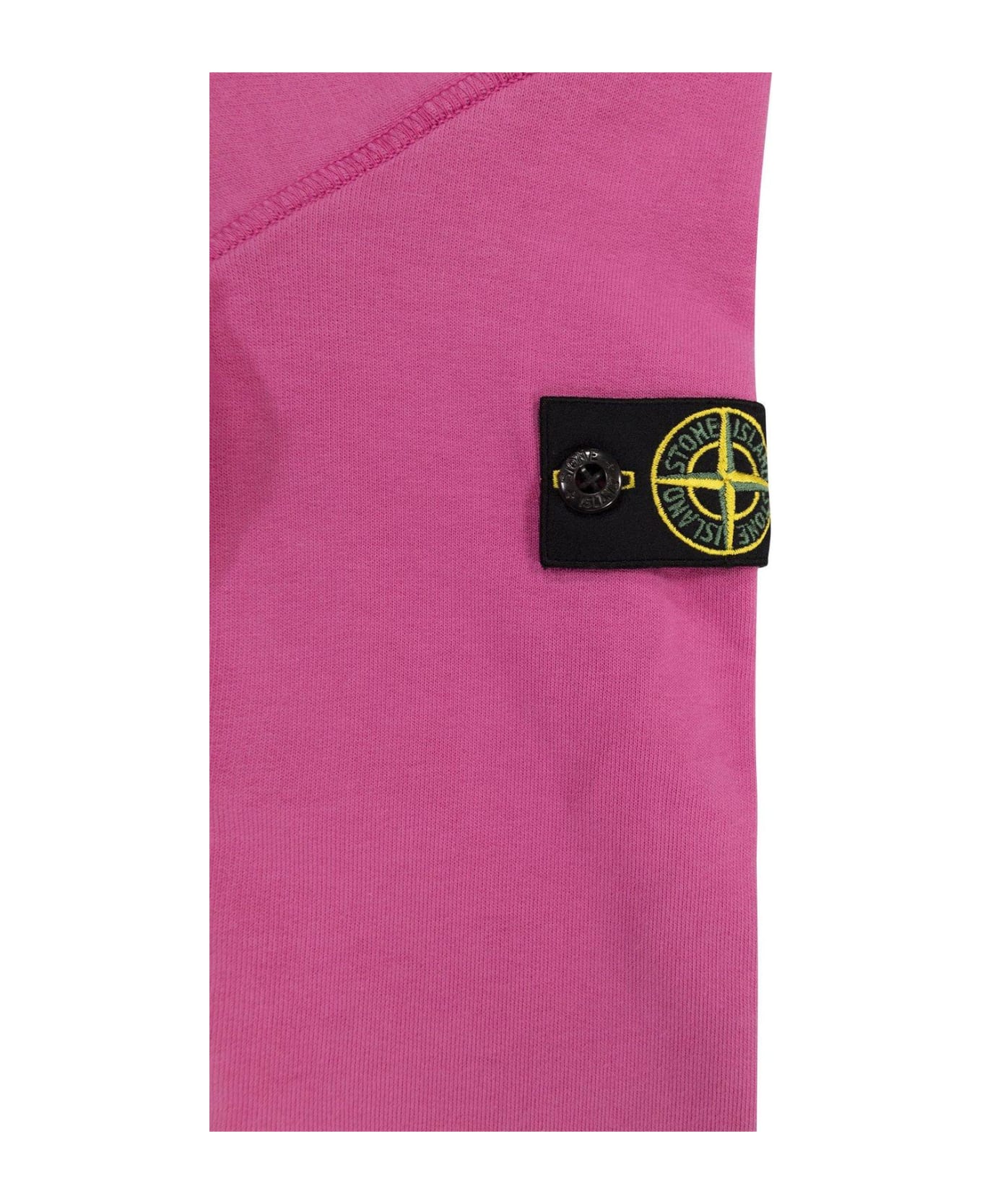 Stone Island Compass-badge Crewneck Sweatshirt - PINK ニットウェア＆スウェットシャツ