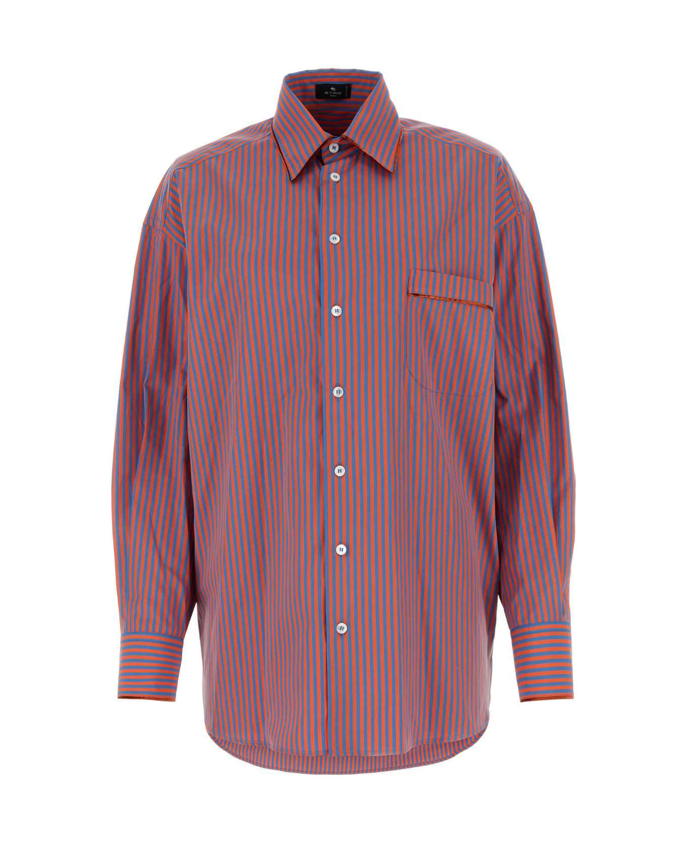 Etro Printed Poplin Shirt - S8460