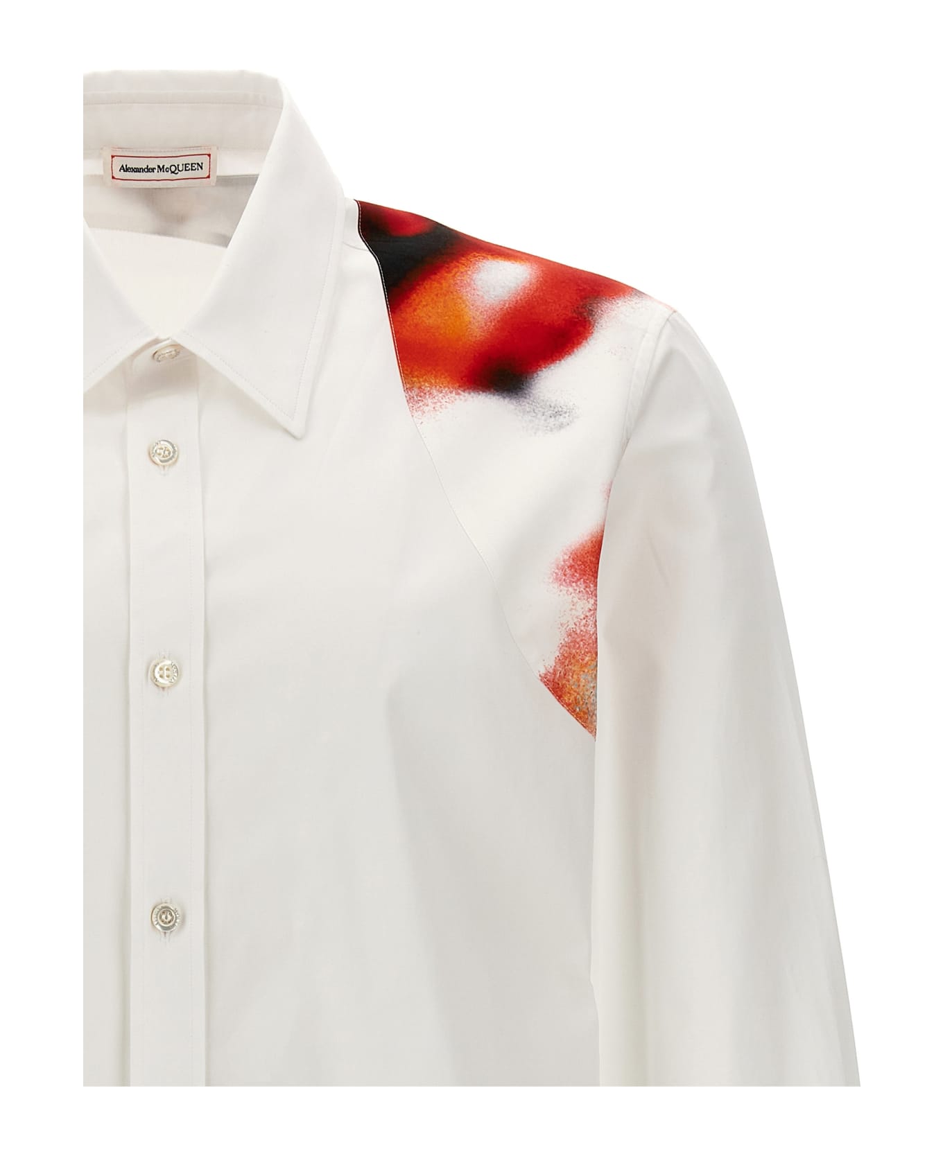 Alexander McQueen Popeline Organic Cotton Shirt - White シャツ