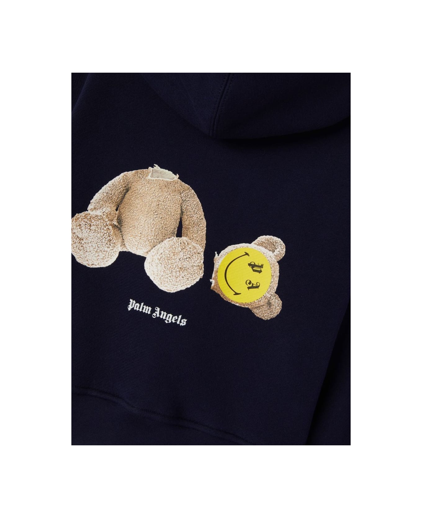 Palm Angels Zip Sweatshirt. - BLUE