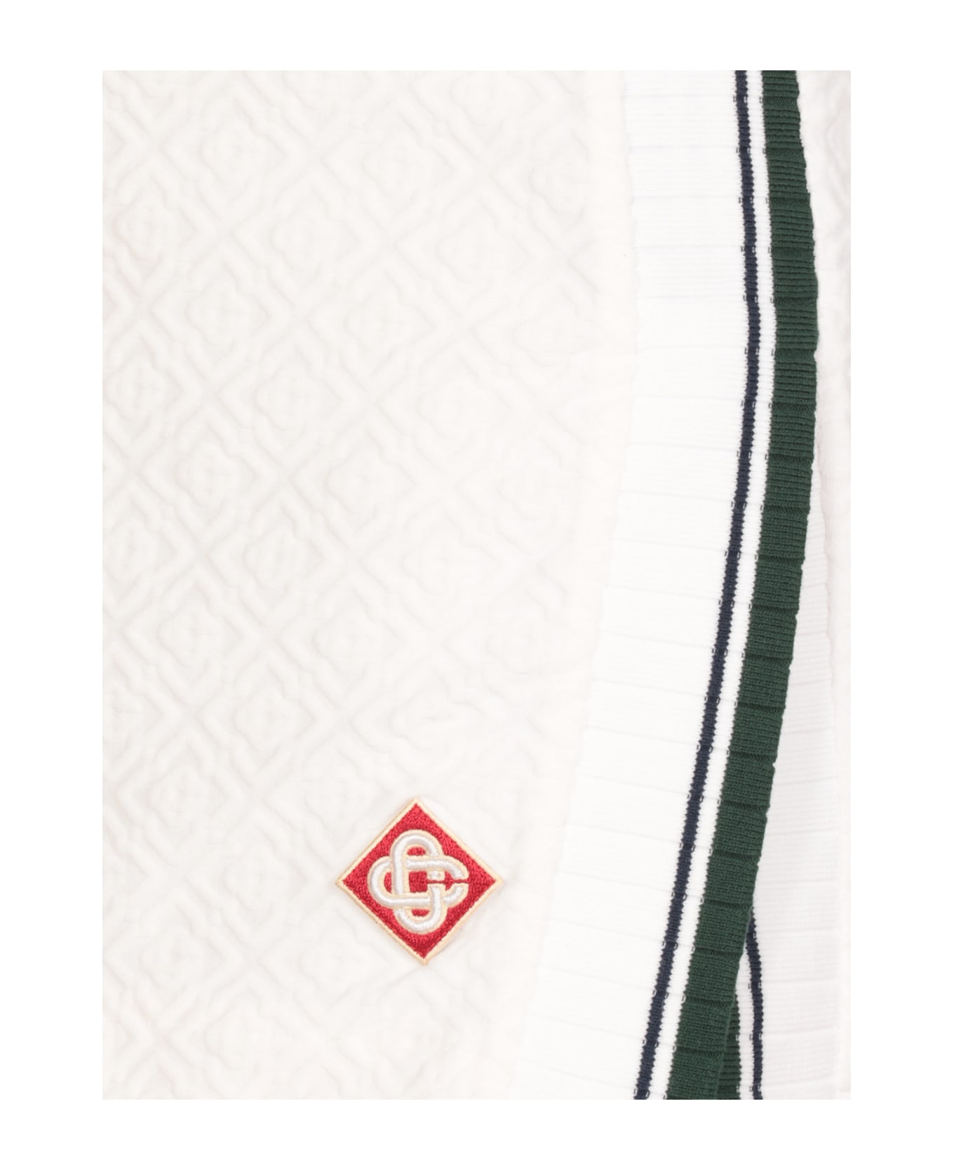 Casablanca Mini Skirt With Monogram - White