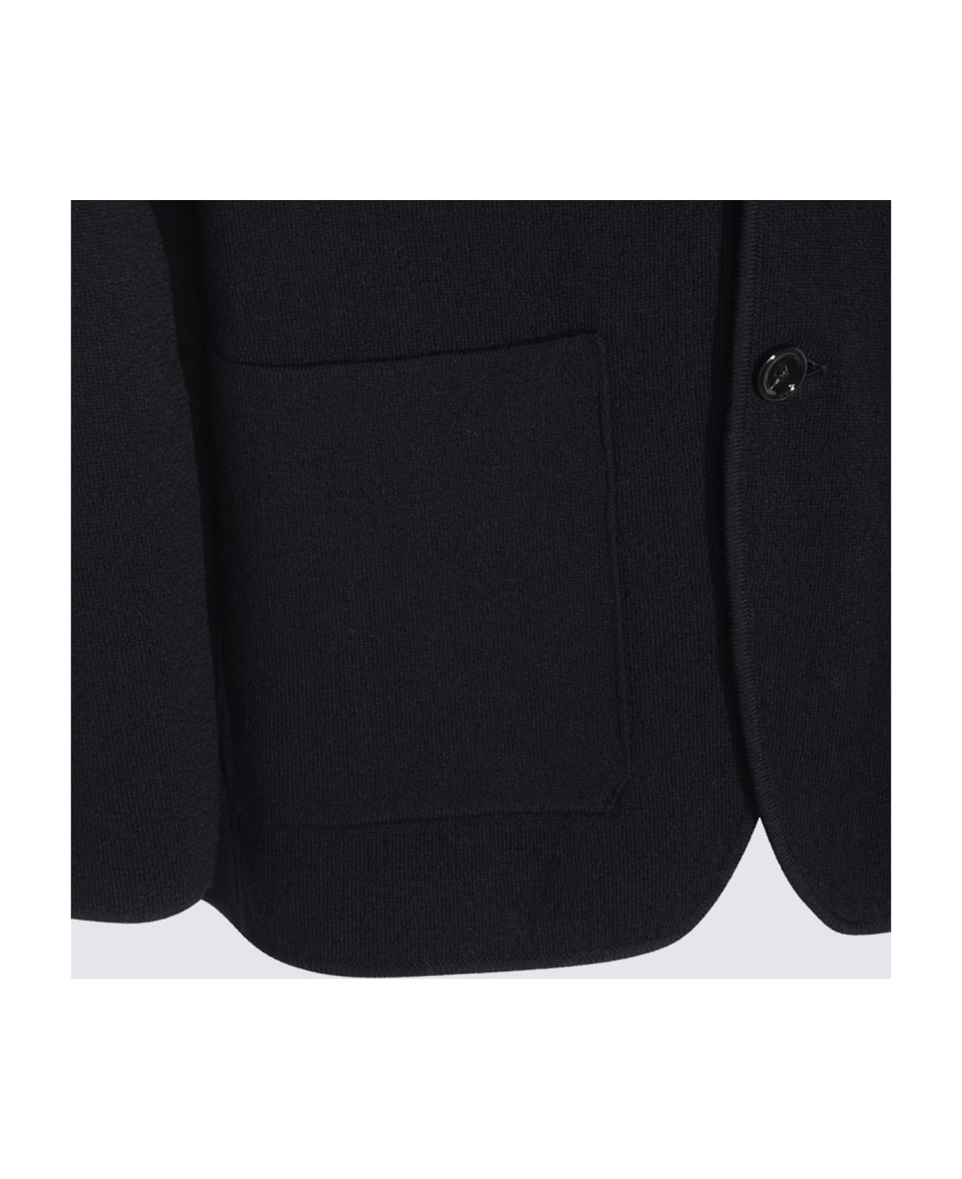 Lardini Black Wool Knitwear - Black