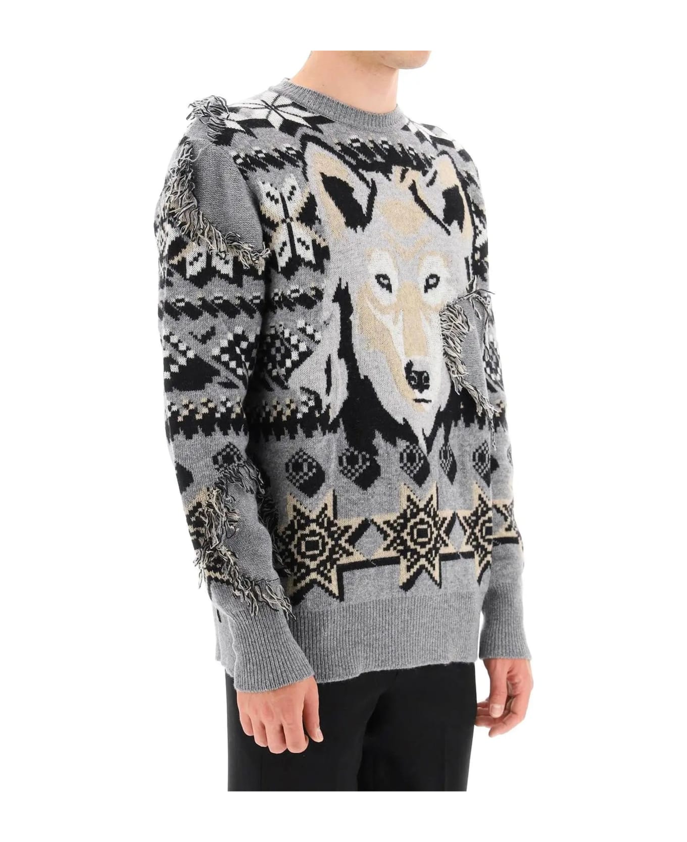 Etro Wool Sweater - Gray ニットウェア