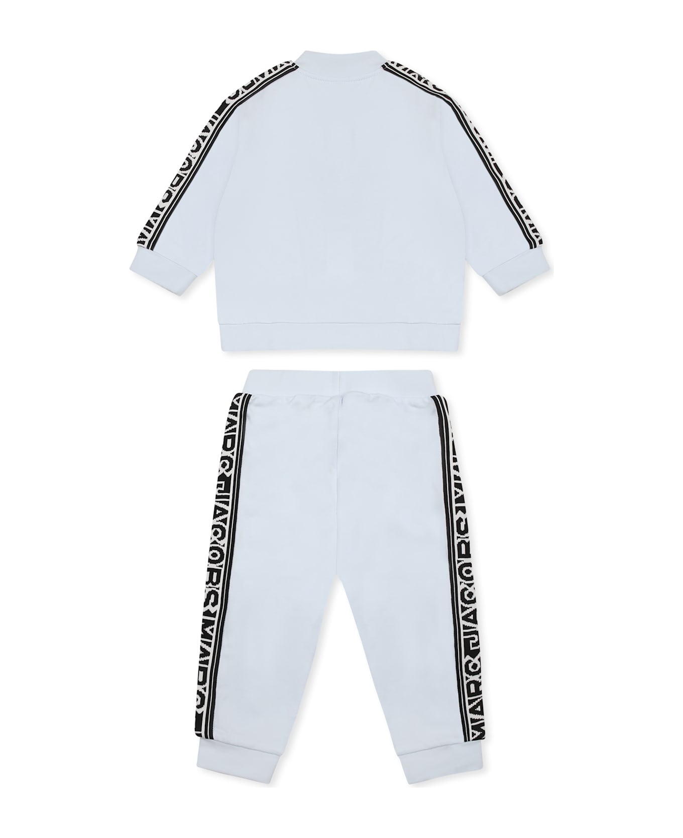 Little Marc Jacobs Light Blue Suit Or Baby Boy With Logo - Light Blue