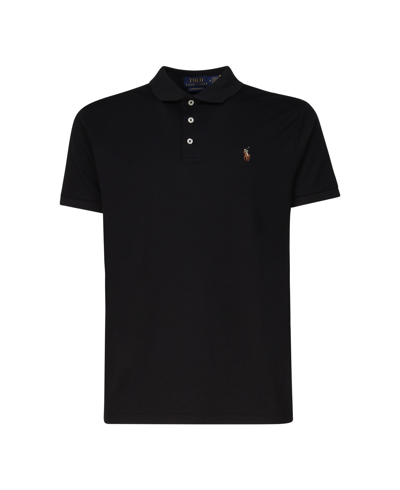 Polo Ralph Lauren Cotton Polo Shirt - BLACK