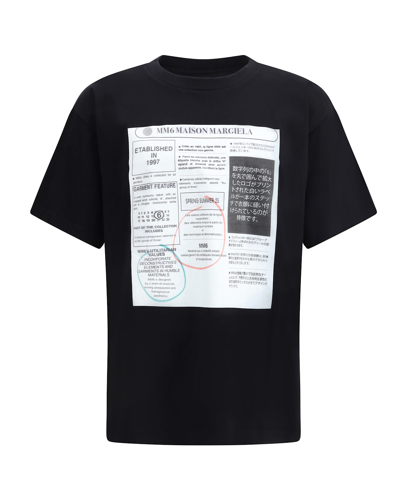 MM6 Maison Margiela Maxi Print T-shirt | italist