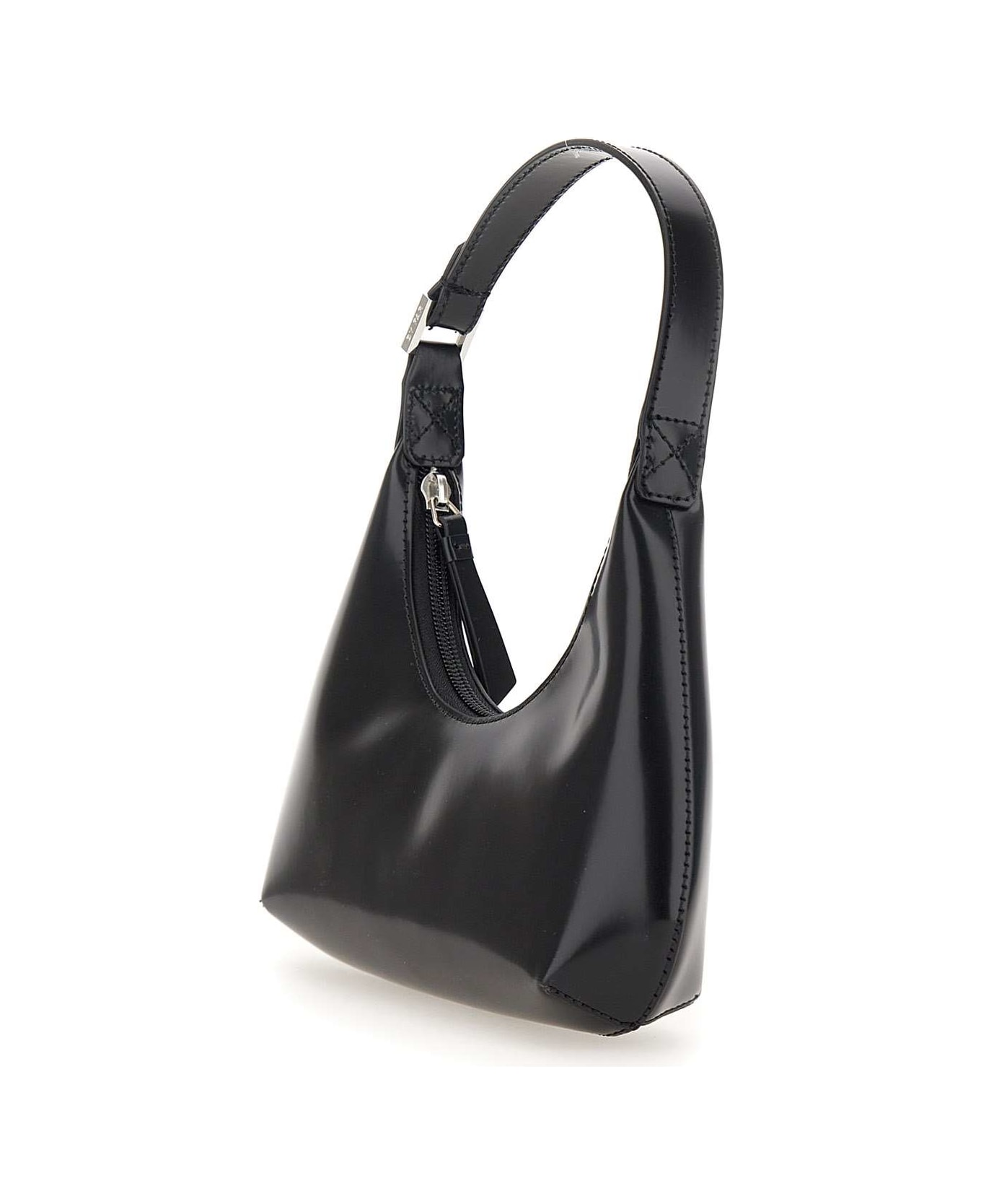 BY FAR "baby Amber" Leather Bag - BLACK