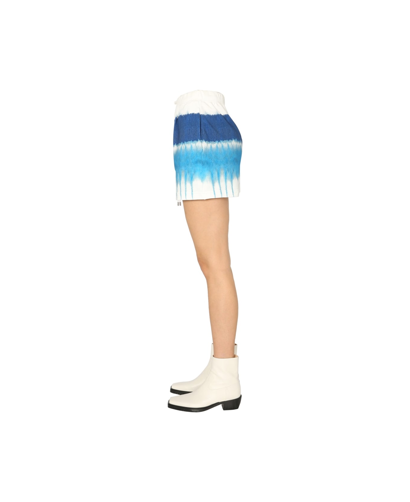 Alberta Ferretti Cotton Shorts - WHITE