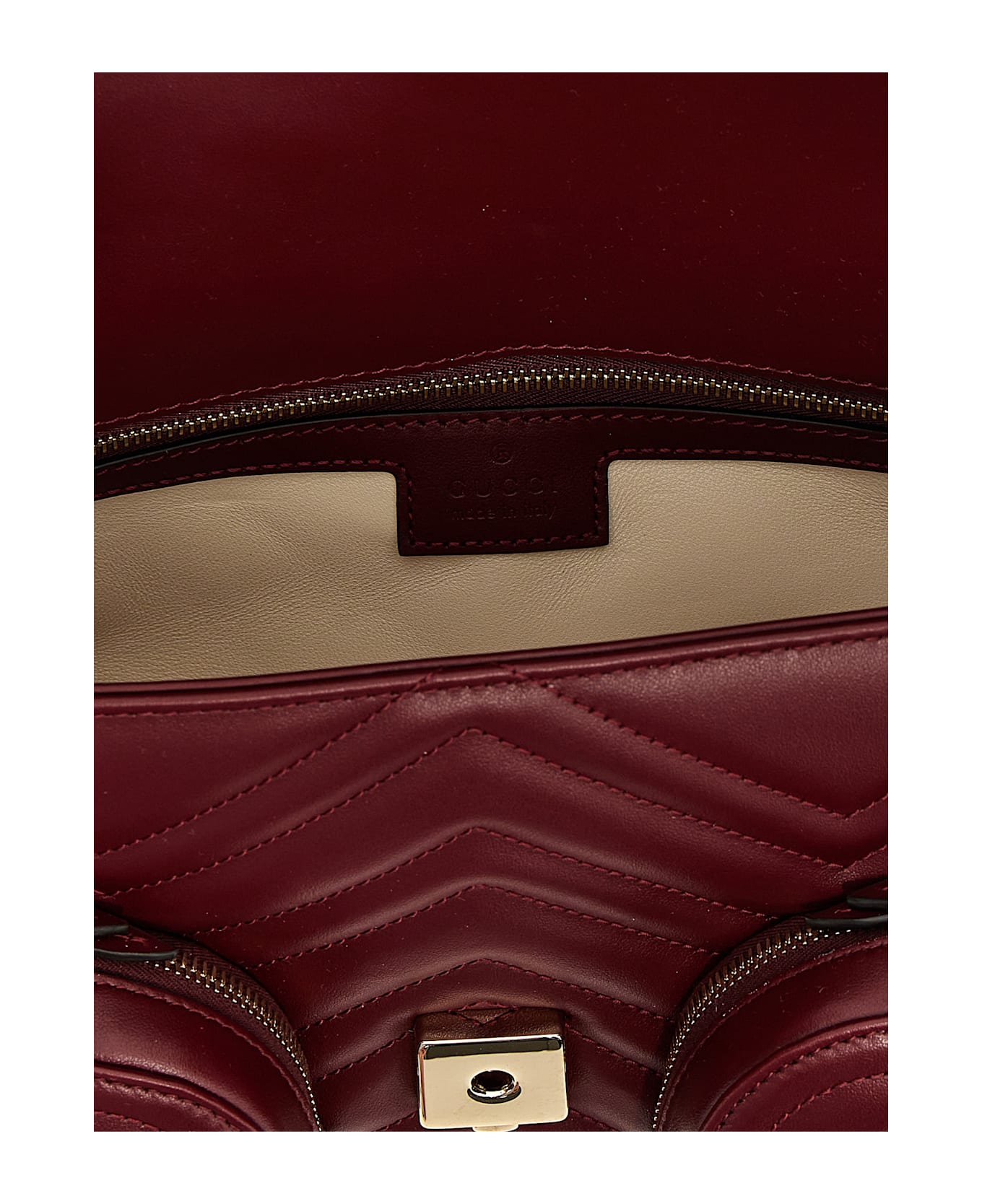 Gucci 'marmont' Small Shoulder Bag - Bordeaux