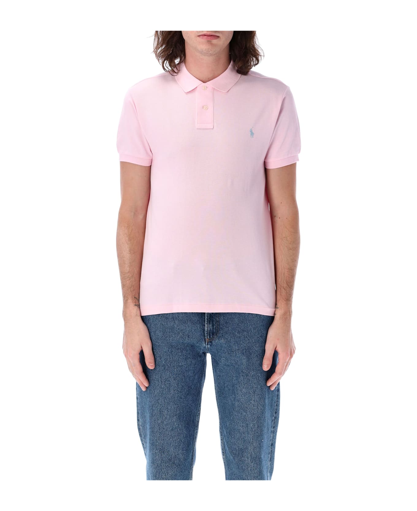 Polo Ralph Lauren Slim Fit Polo Shirt - PINK