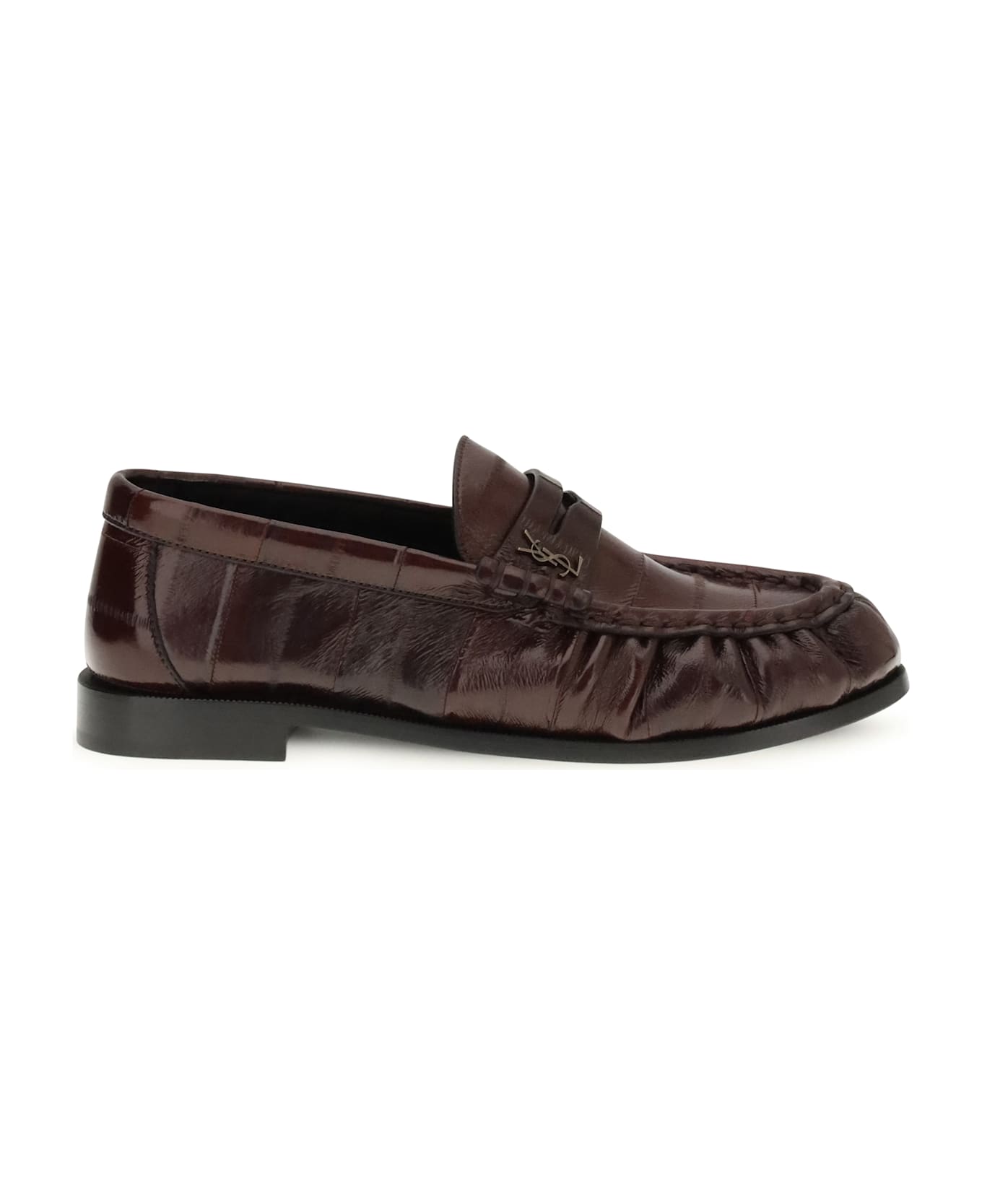 Saint Laurent Flexible Patent Eel Le Loafer Loafers