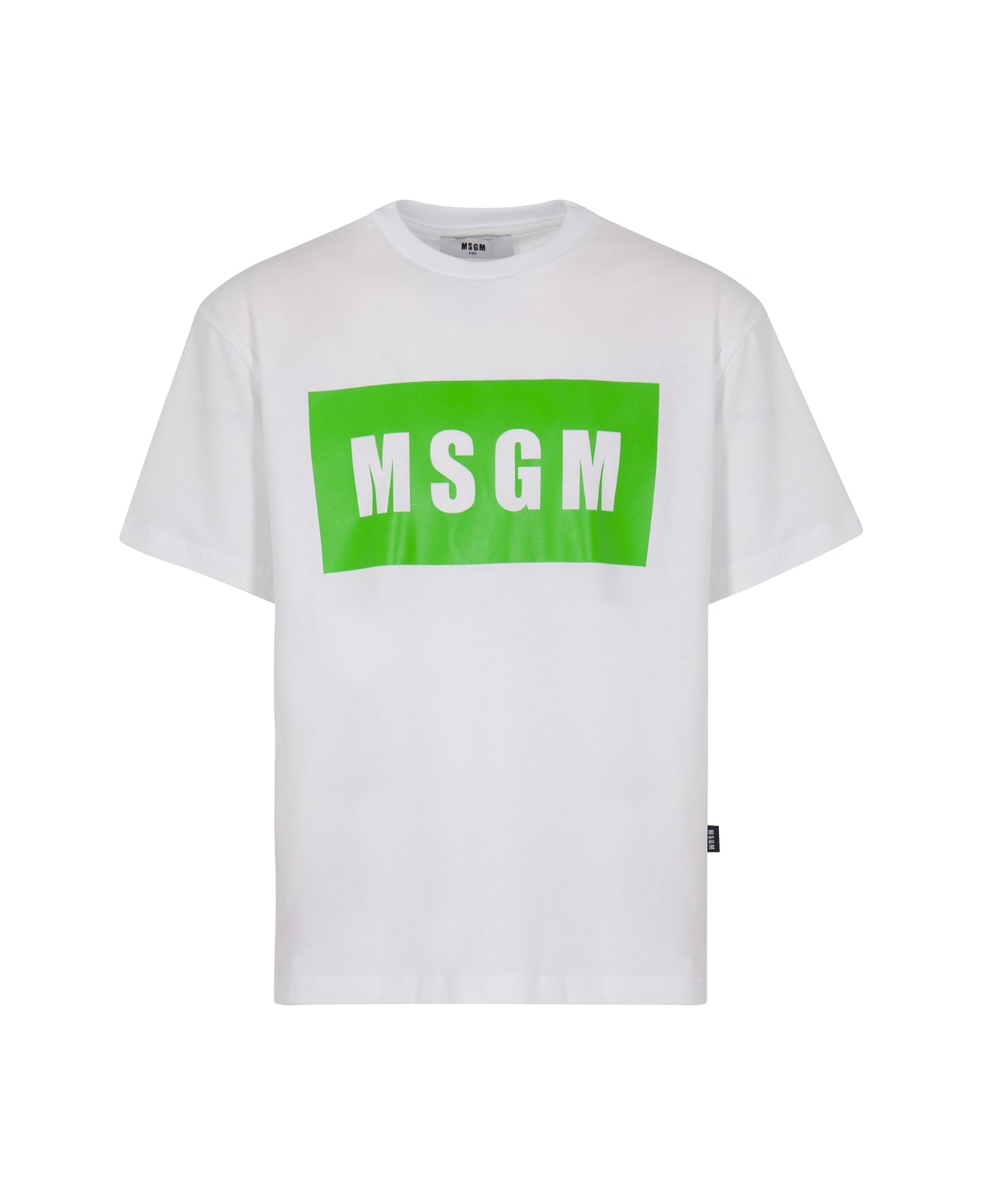 MSGM T-shirt Con Logo - Bianco
