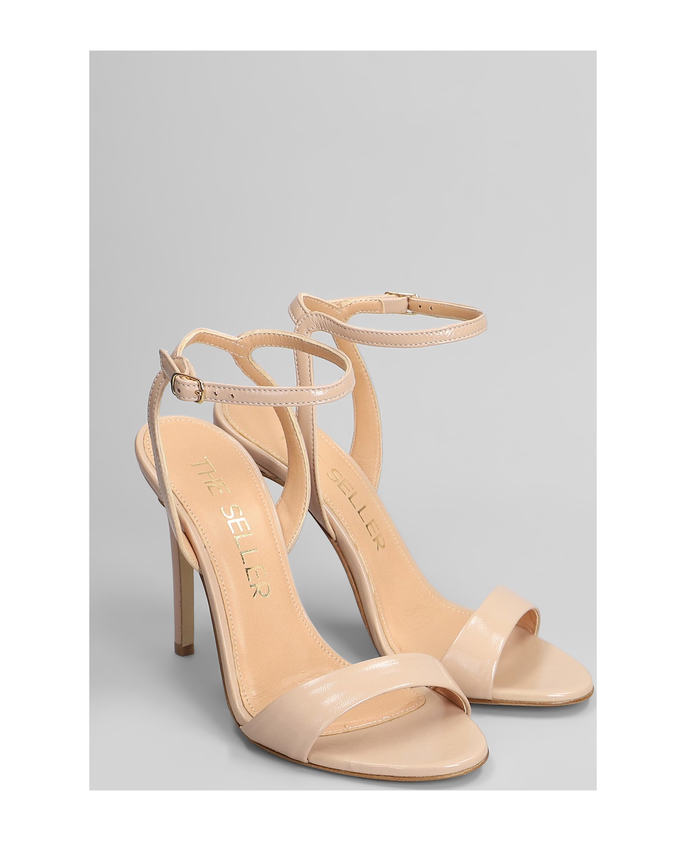 The Seller Sandals In Powder Leather - powder