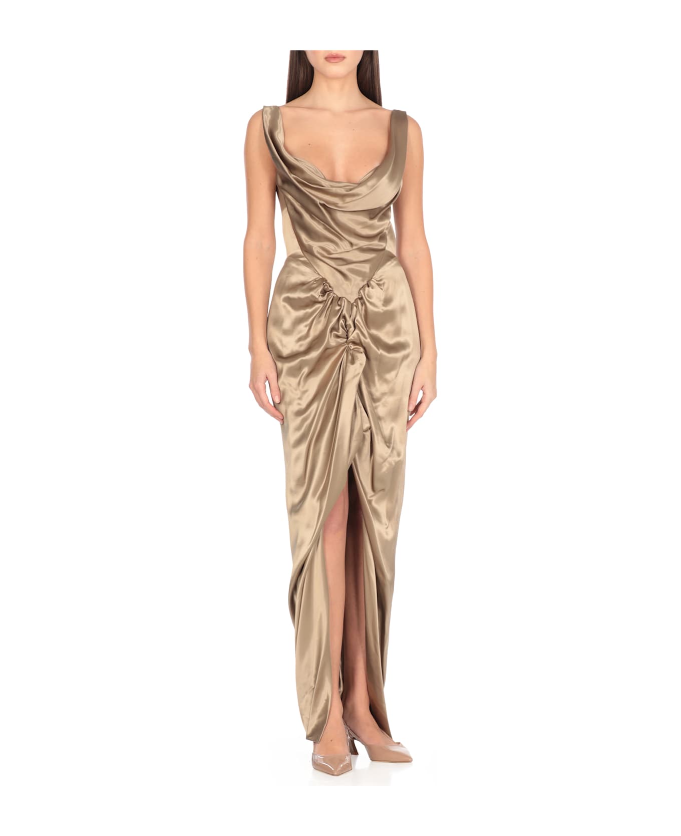 Vivienne Westwood Dress With Vent - Green