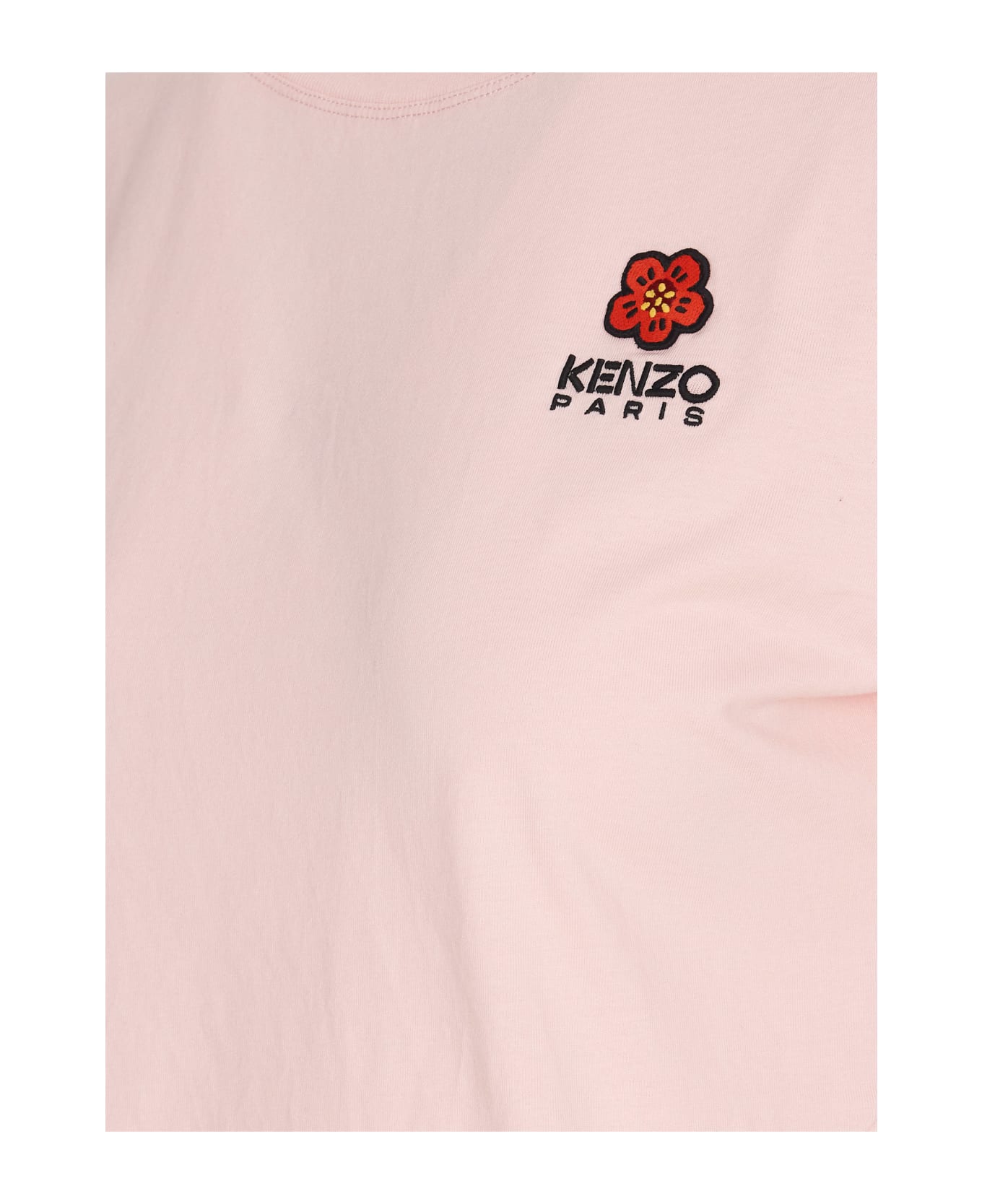 Kenzo Boke Flower Crest T-shirt - Rose Clair Tシャツ