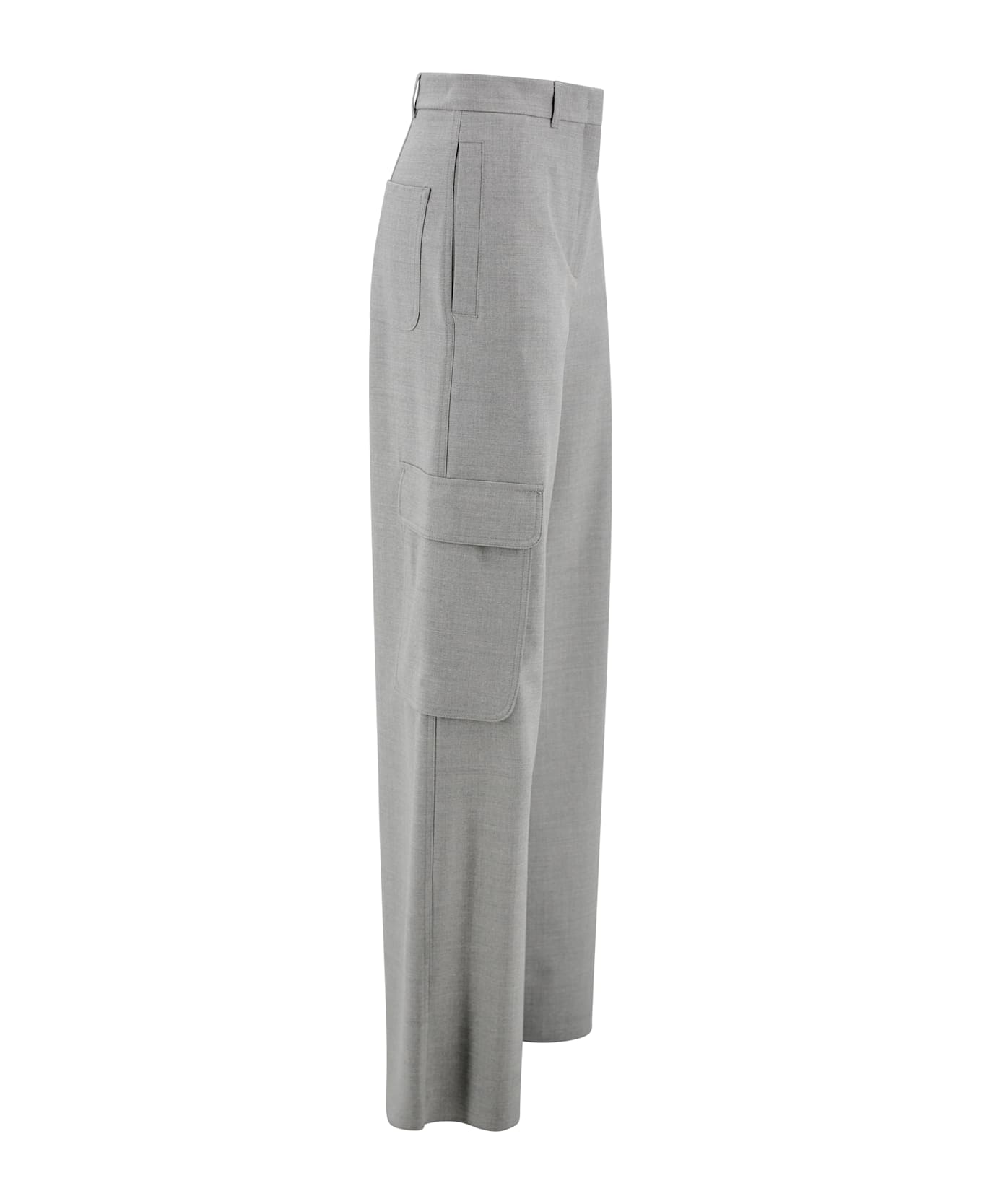 Max Mara Studio Wool Cargo Trousers