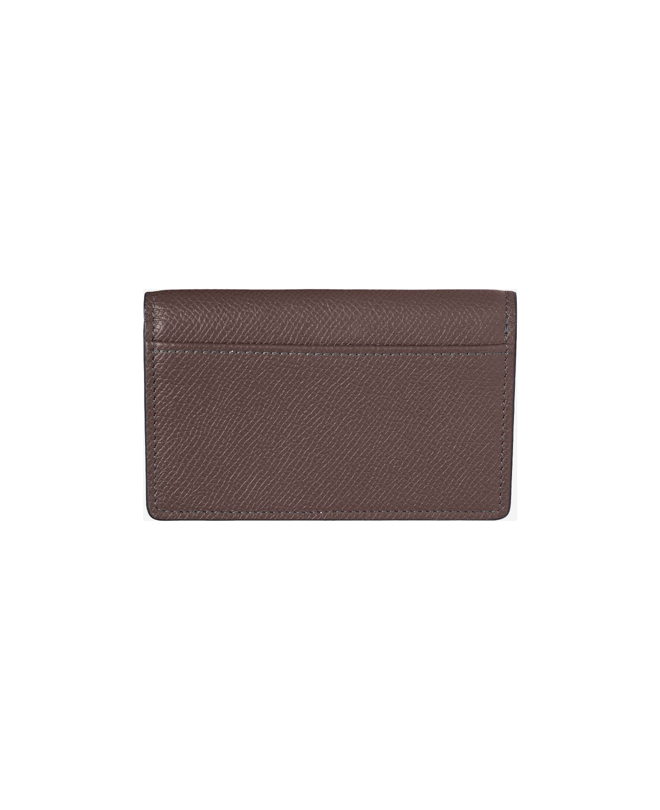 Maison Margiela Leather Card Holder - Brown