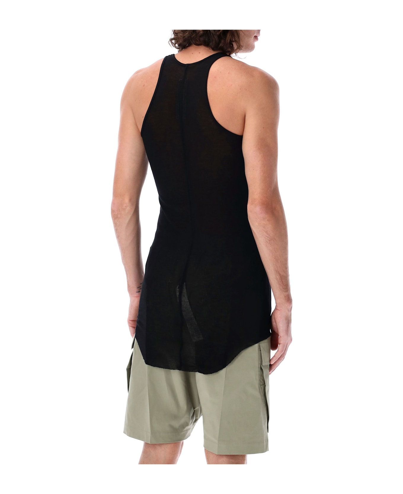 Rick Owens Basic Rib Tank - BLACK