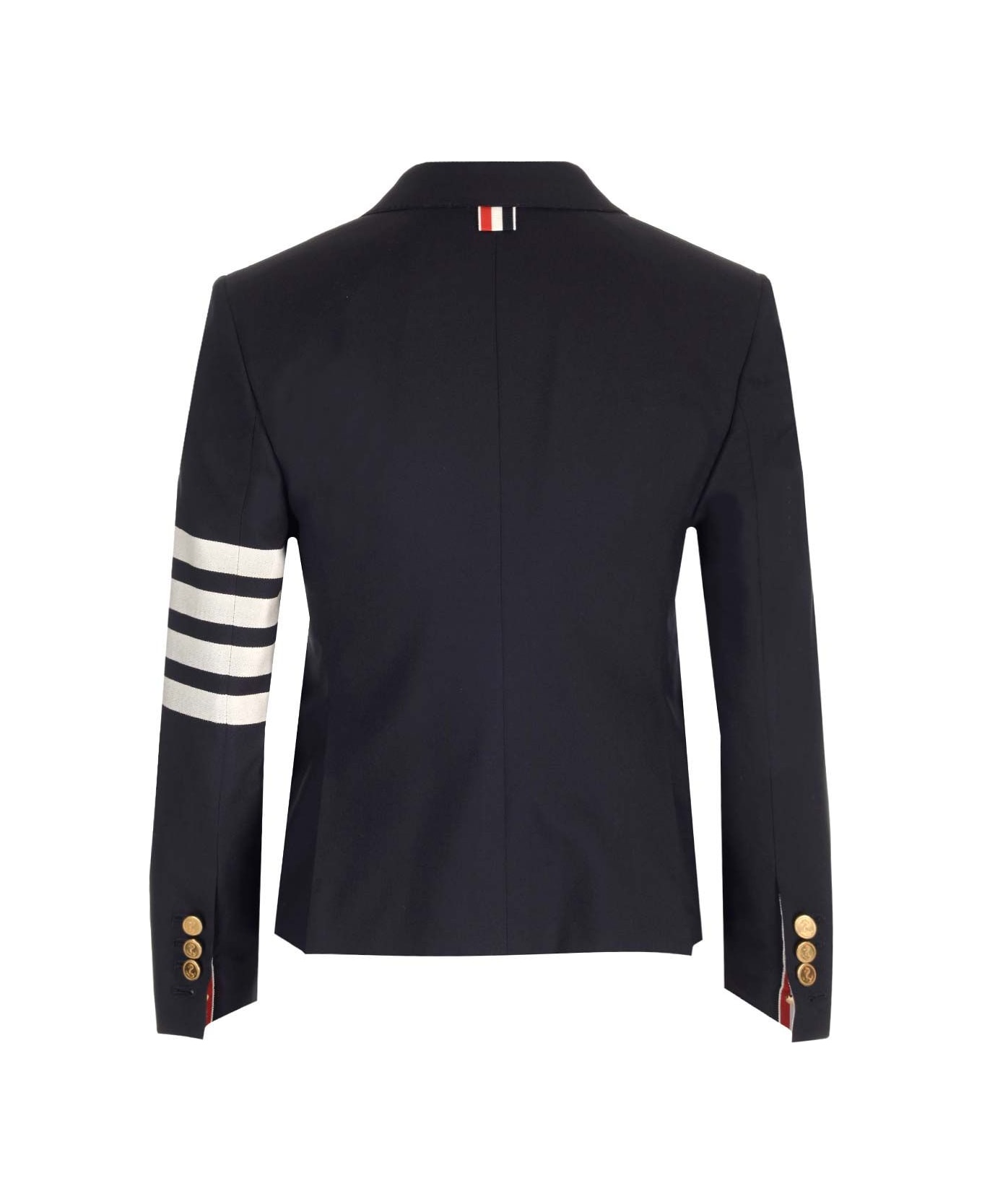 Thom Browne Blue Wool Jacket - Blue