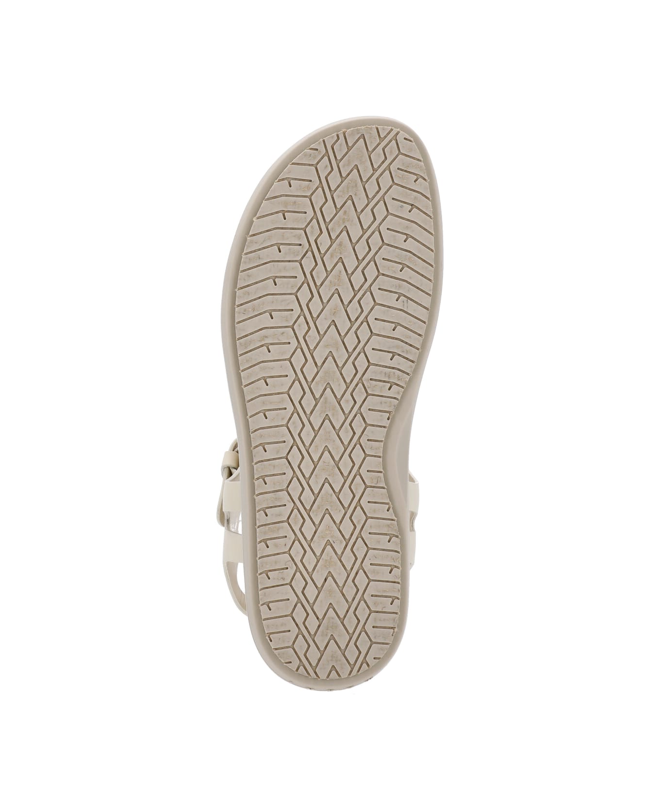 Marni Leather Gladiator Sandals - Beige フラットシューズ