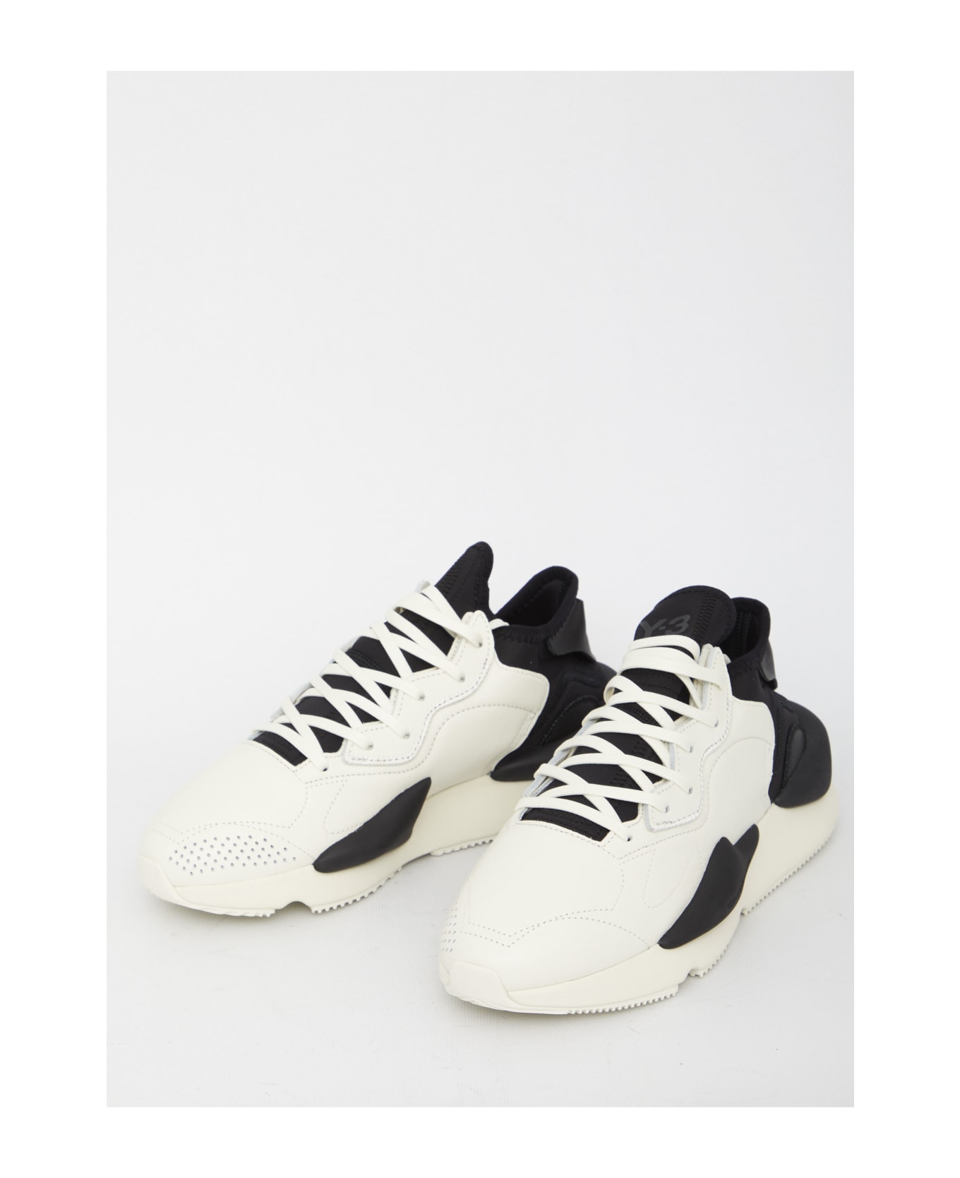 Y-3 Kaiwa Sneakers - White Black
