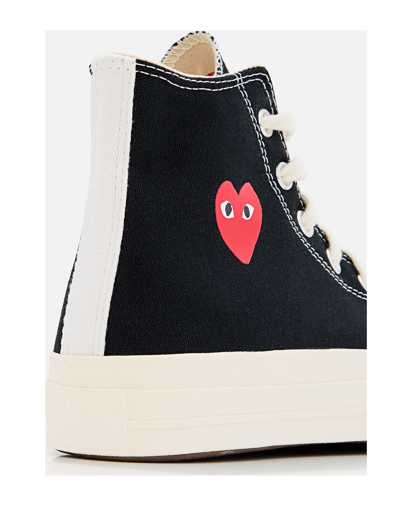 Comme des Garçons Play Play Converse High Sneakers - Black