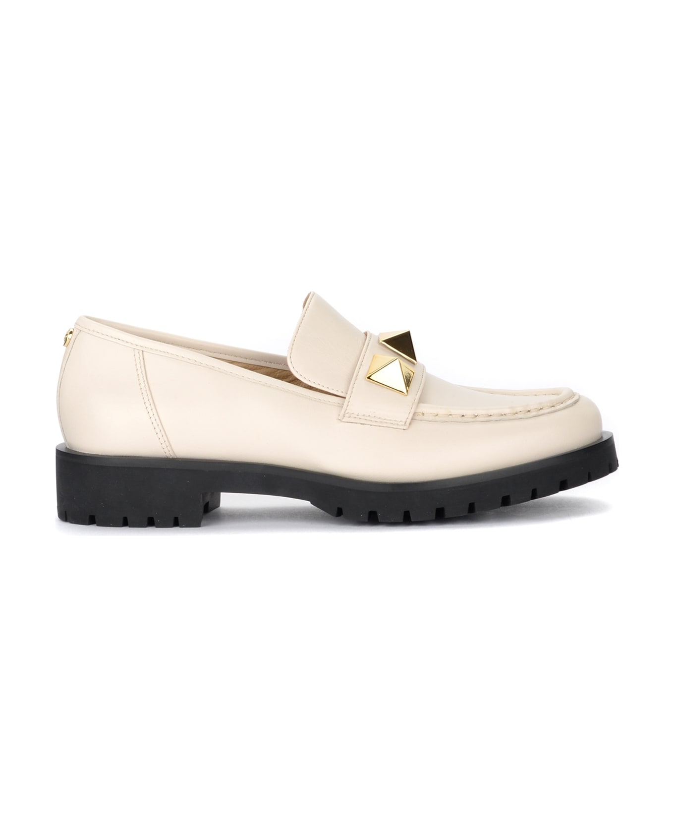 Michael Kors Holland Moccasin In Cream Color Leather | italist, ALWAYS ...