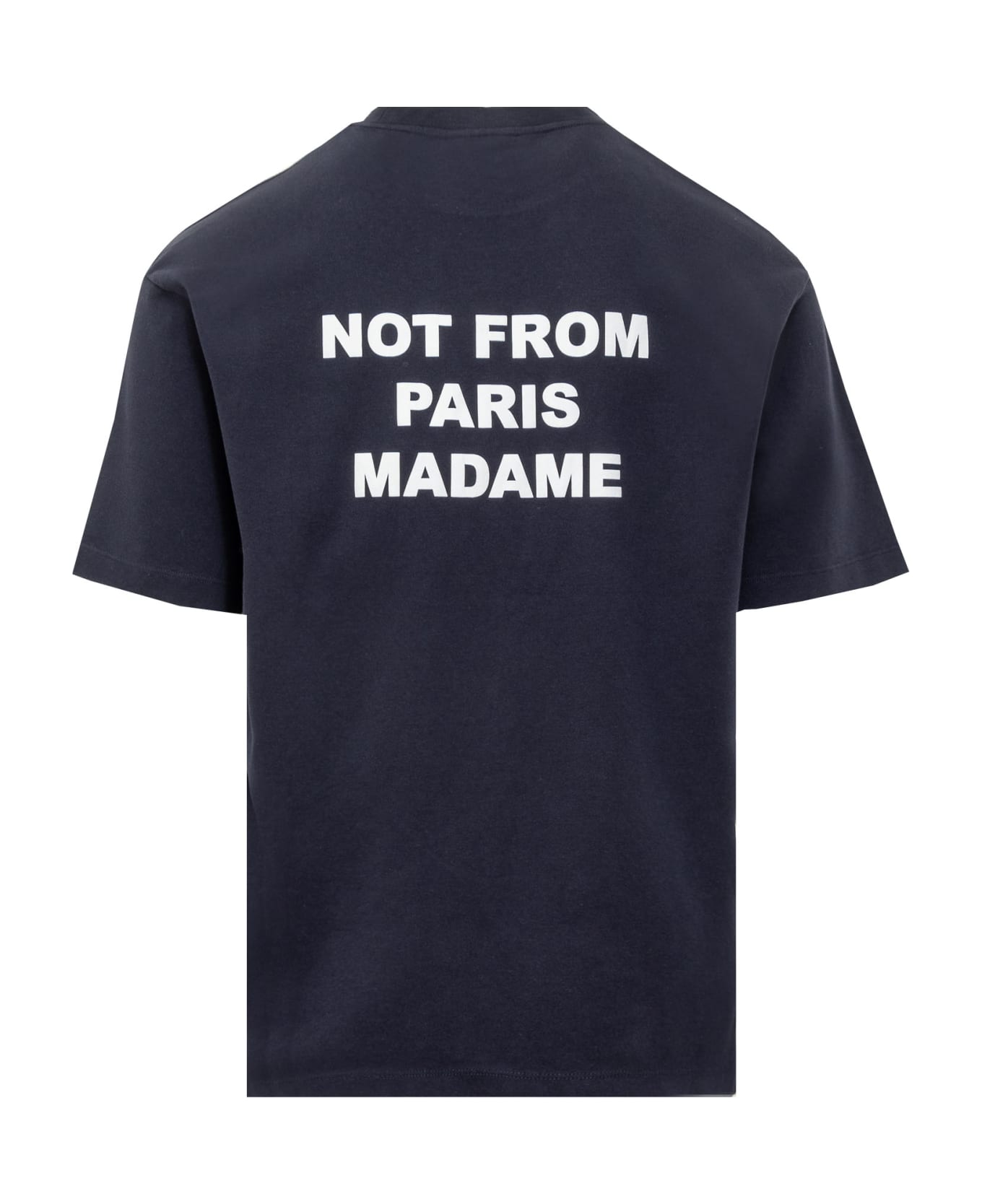 Drôle de Monsieur Le Slogan T-shirt - BLUE