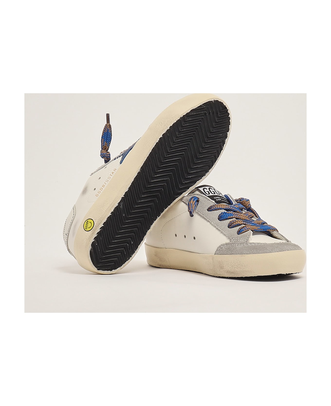 Golden Goose Super Star Sneaker - BIANCO-BLU