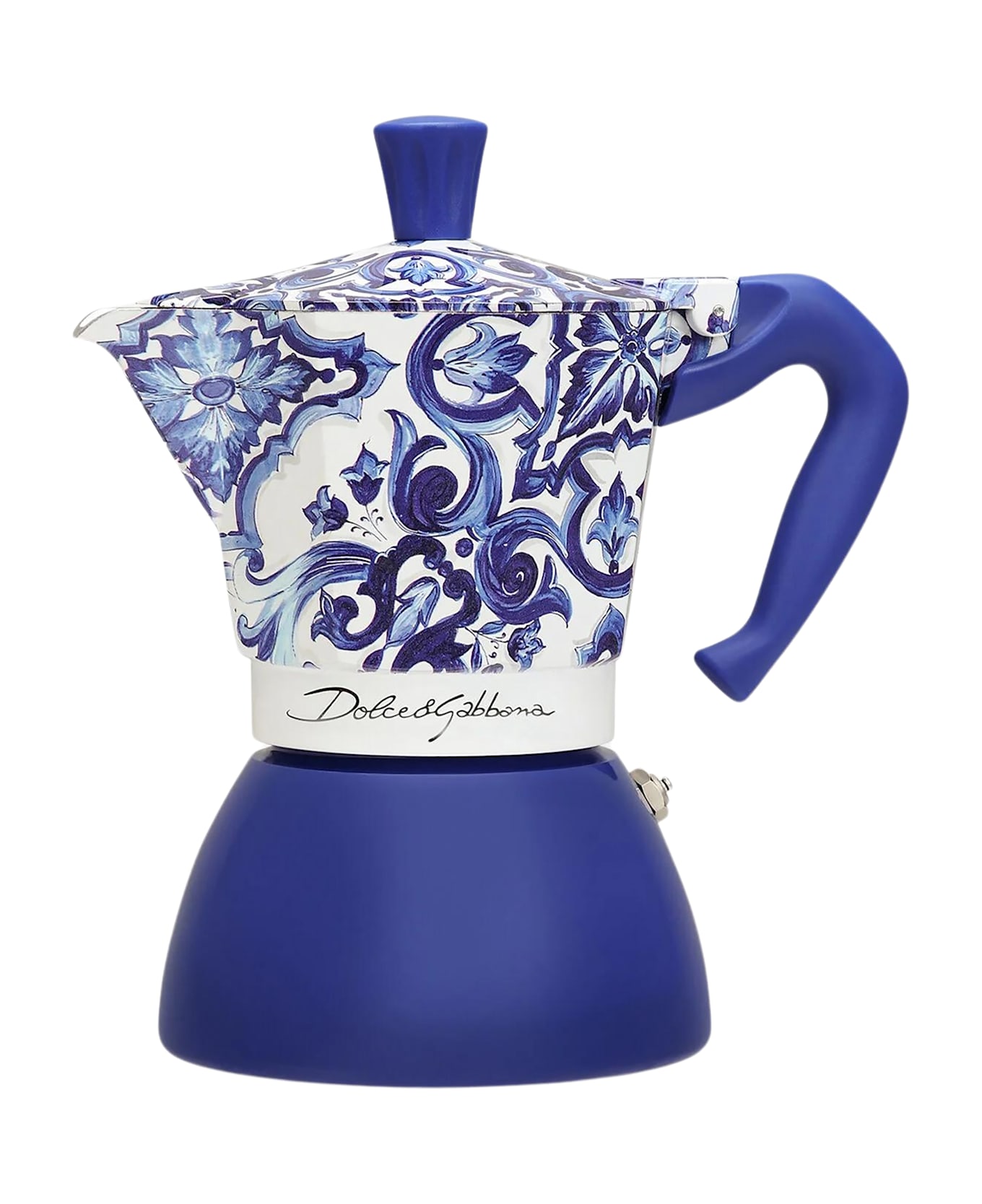 Dolce & Gabbana Moka Induction 4 Tazze Blu Mediterraneo - Blu