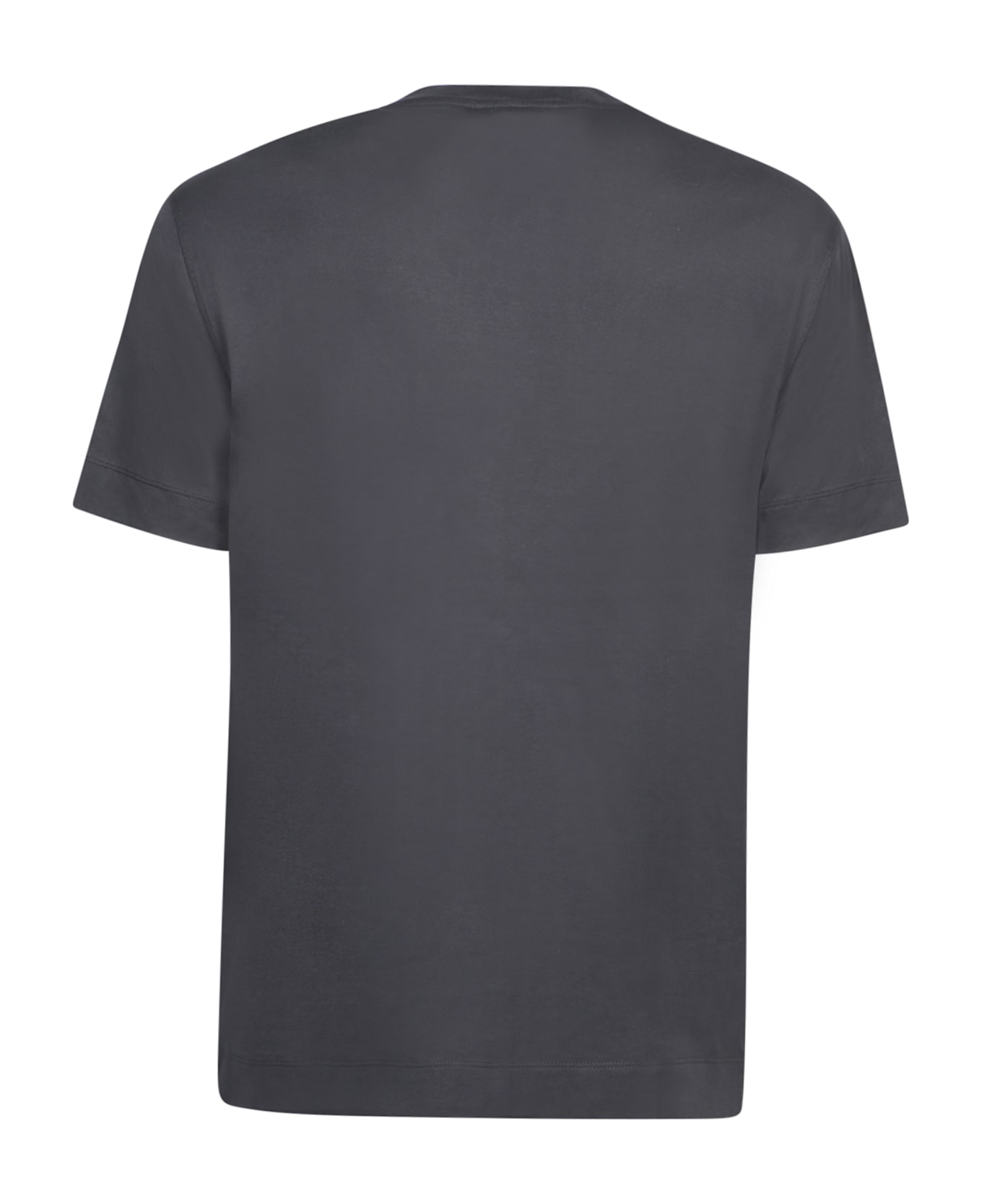 Emporio Armani Blue Logo Lettering T-shirt - Blue