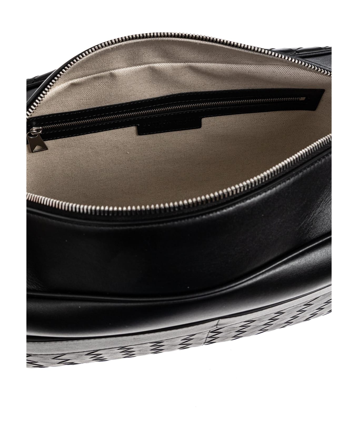 Bottega Veneta Leather Shoulder Bag - Black