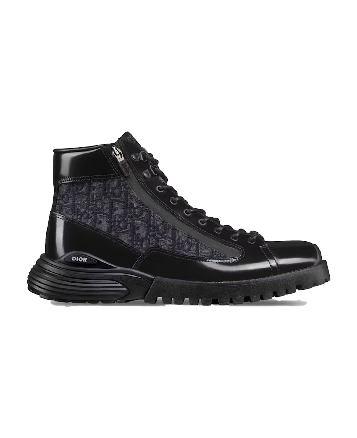 Dior Combat Ankle Boots - Black