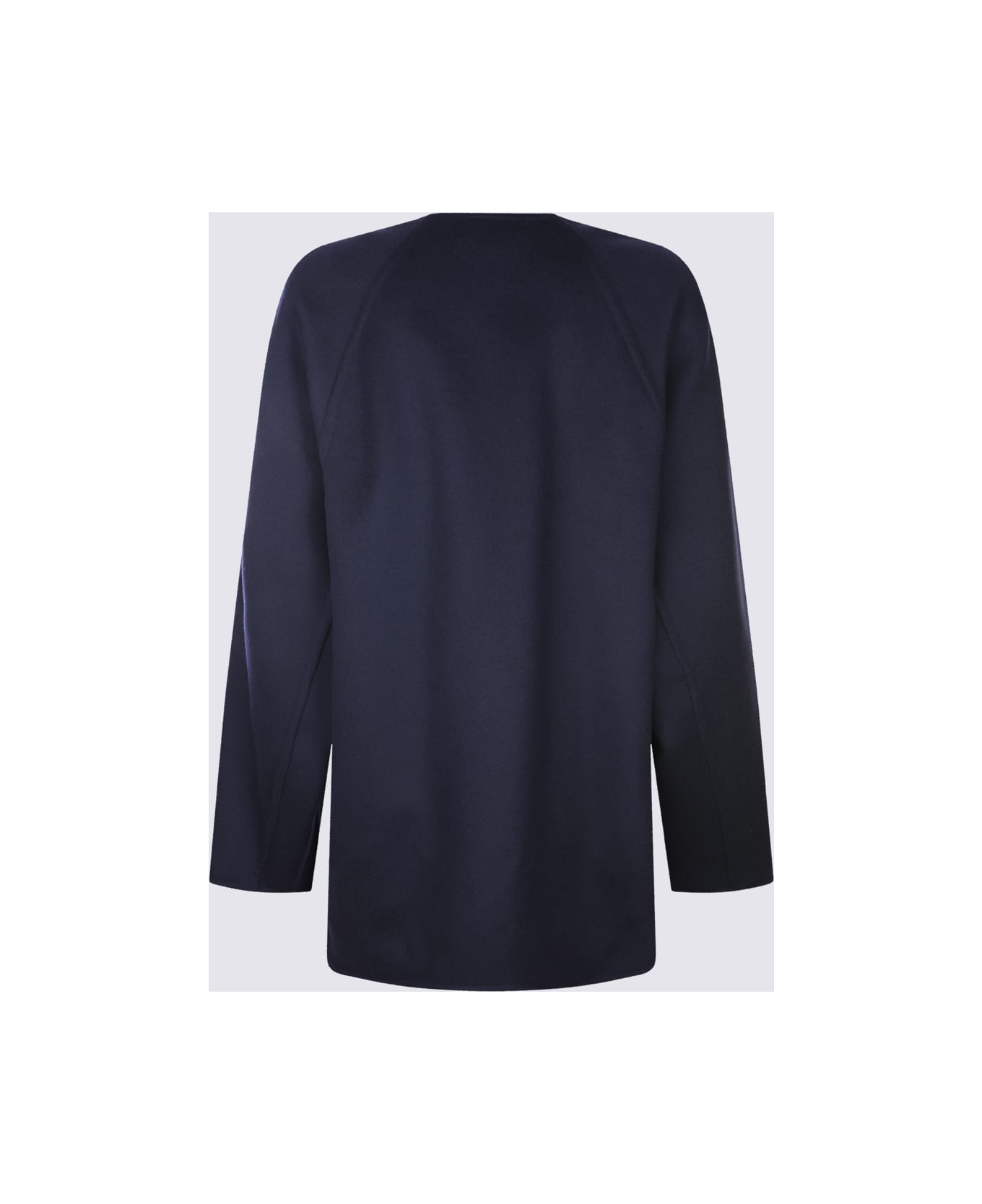 Bottega Veneta Navy Wool Coat - NAVY