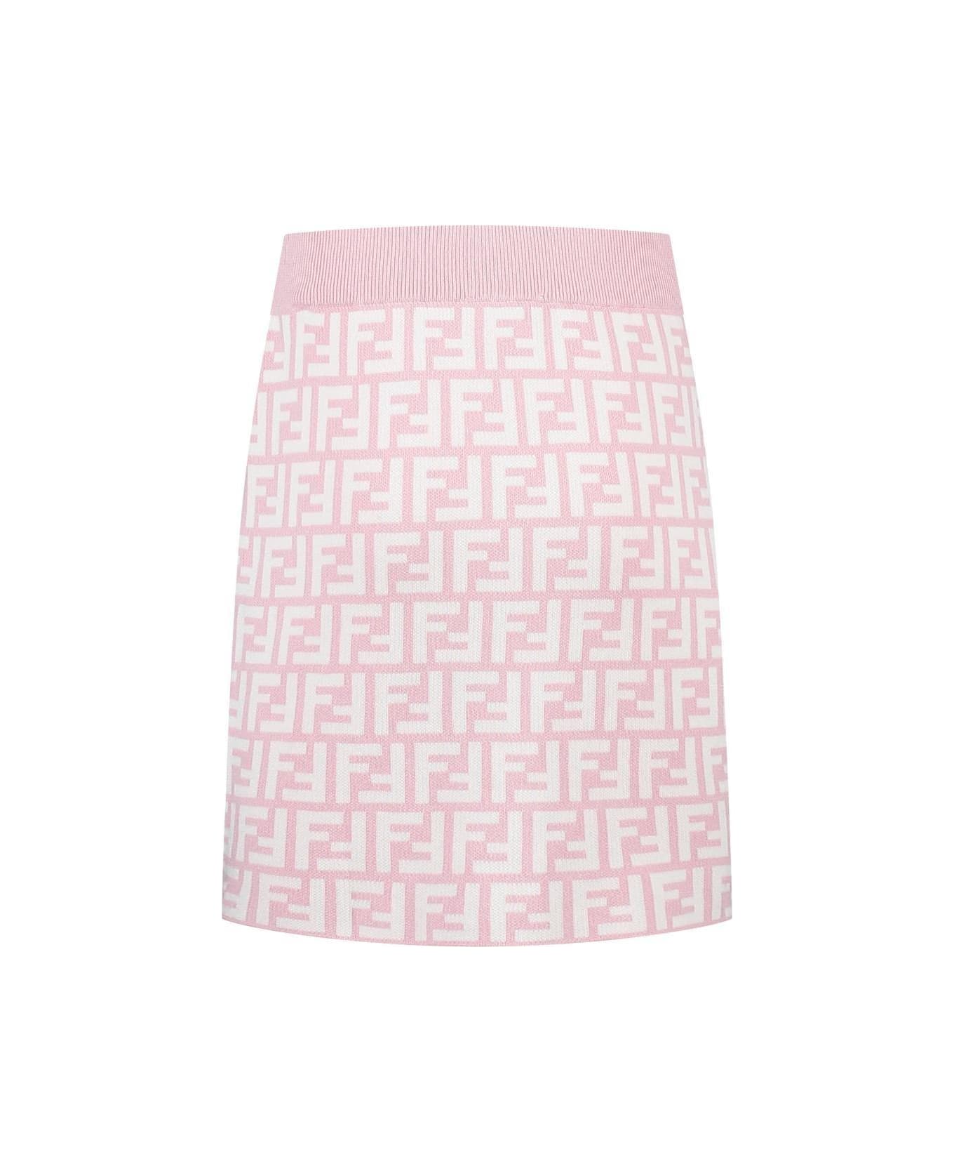 Fendi Jersey Junior Skirt - Rosa