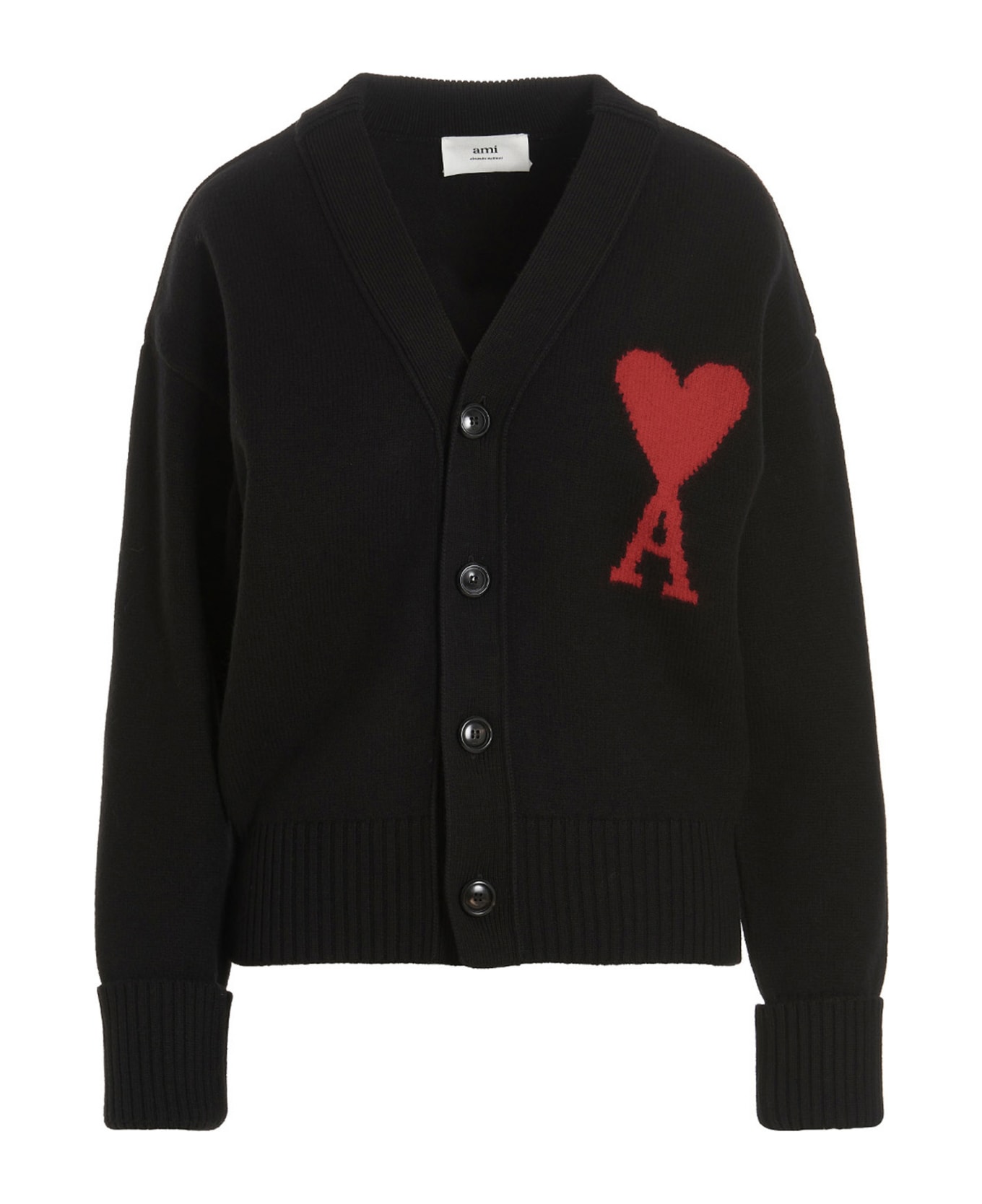 Ami Alexandre Mattiussi Adc Cardigan - BLACK