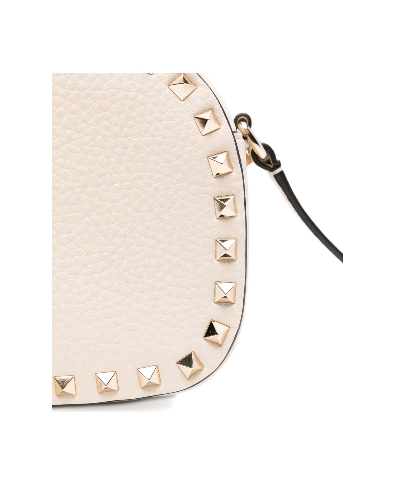 Valentino Garavani Mini Rockstud Shoulder Bag - White