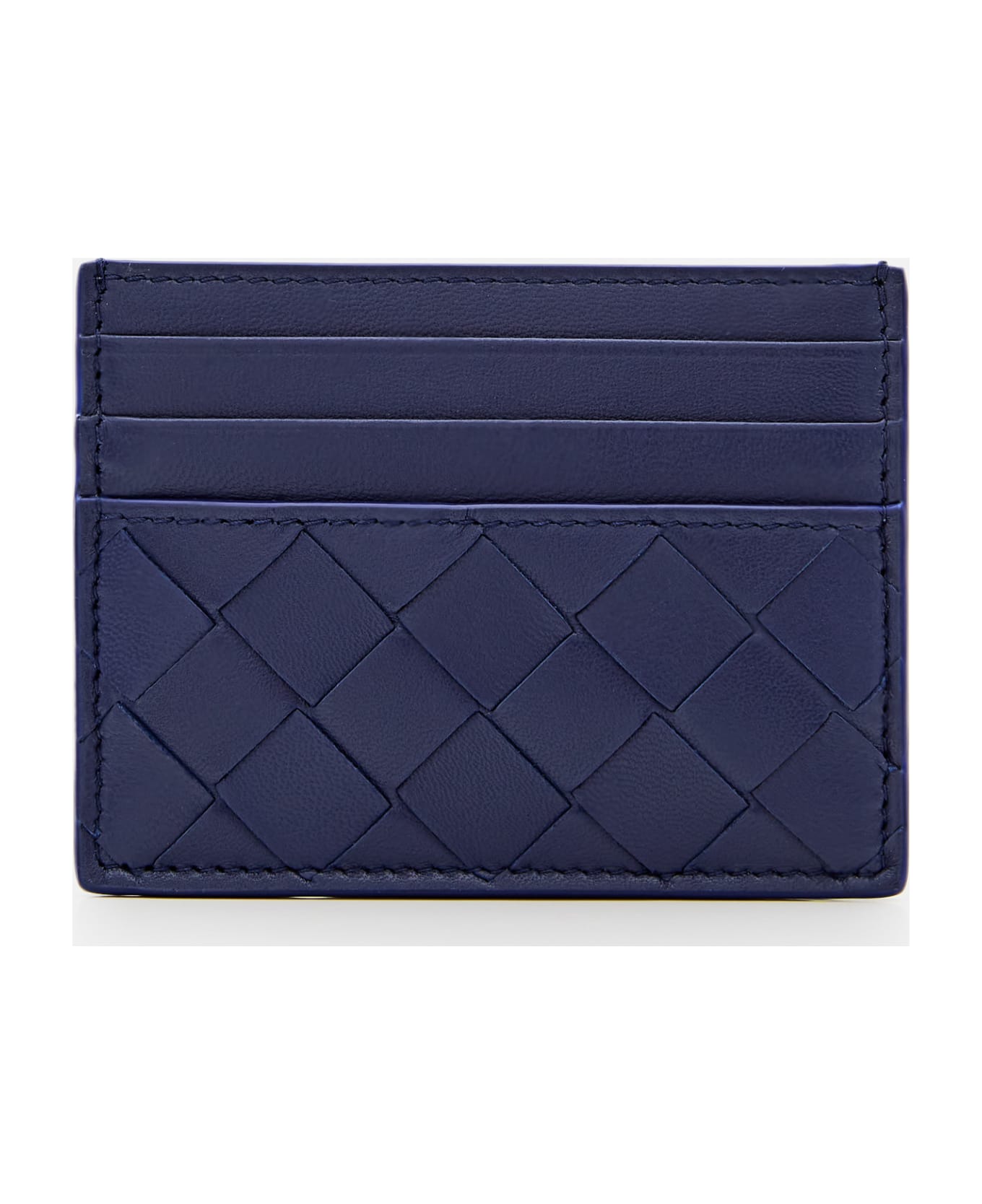 Bottega Veneta Leather Card-holder - Blue