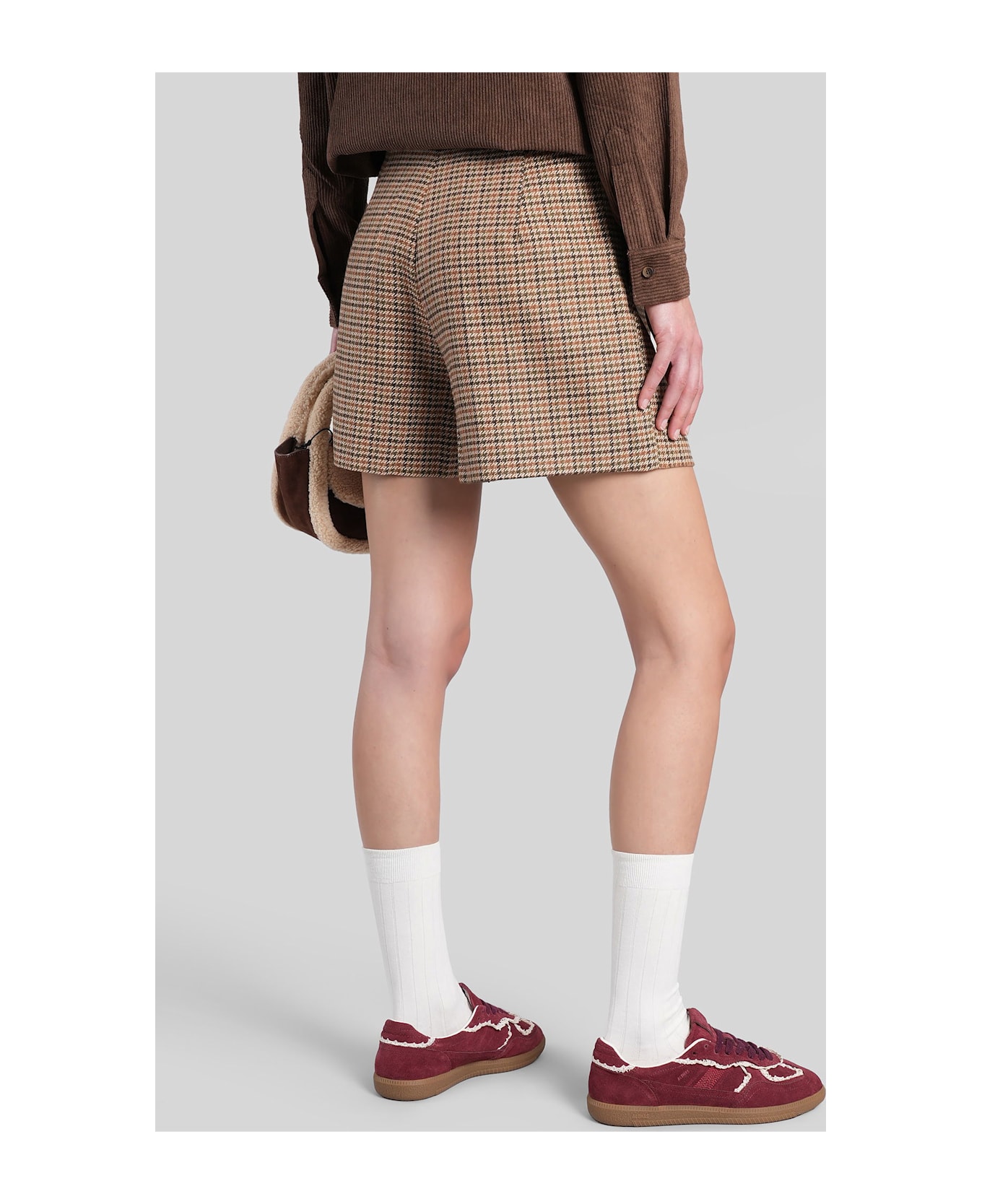 MC2 Saint Barth Aya English Shorts In Beige Polyester - beige