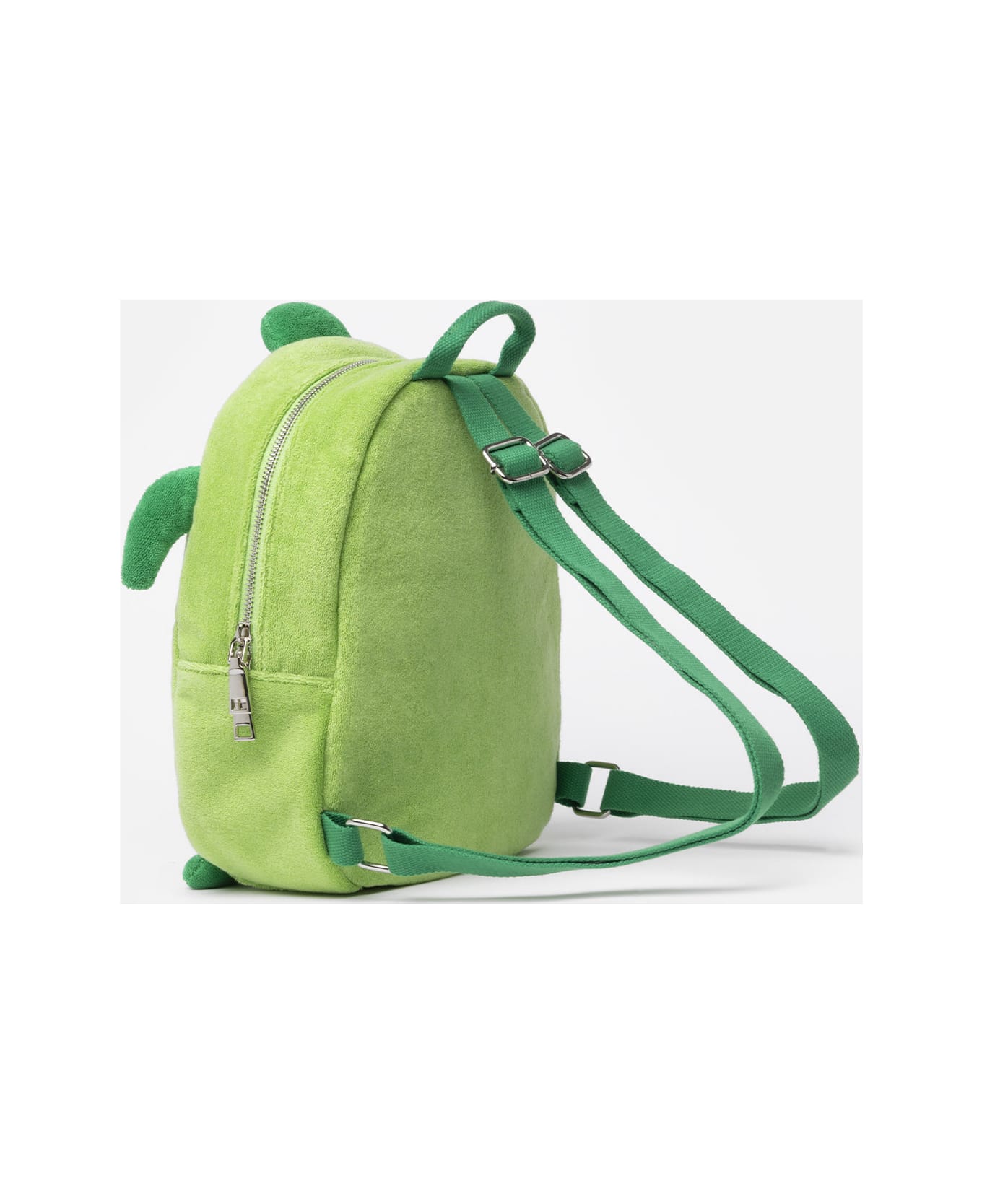 MC2 Saint Barth Terry Backpack With Turtle Shape - GREEN