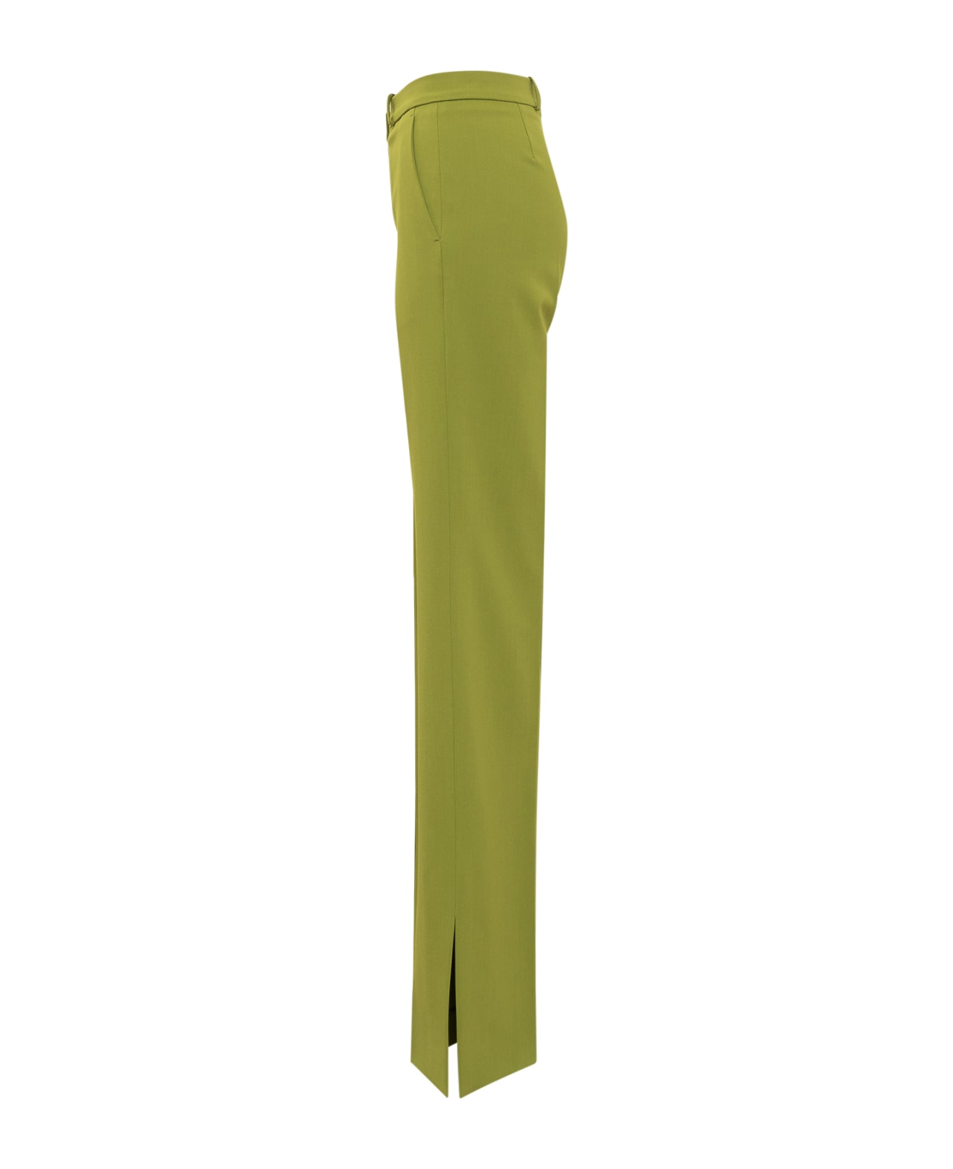 Del Core Cigarette Trousers - BRIGHT GRASS